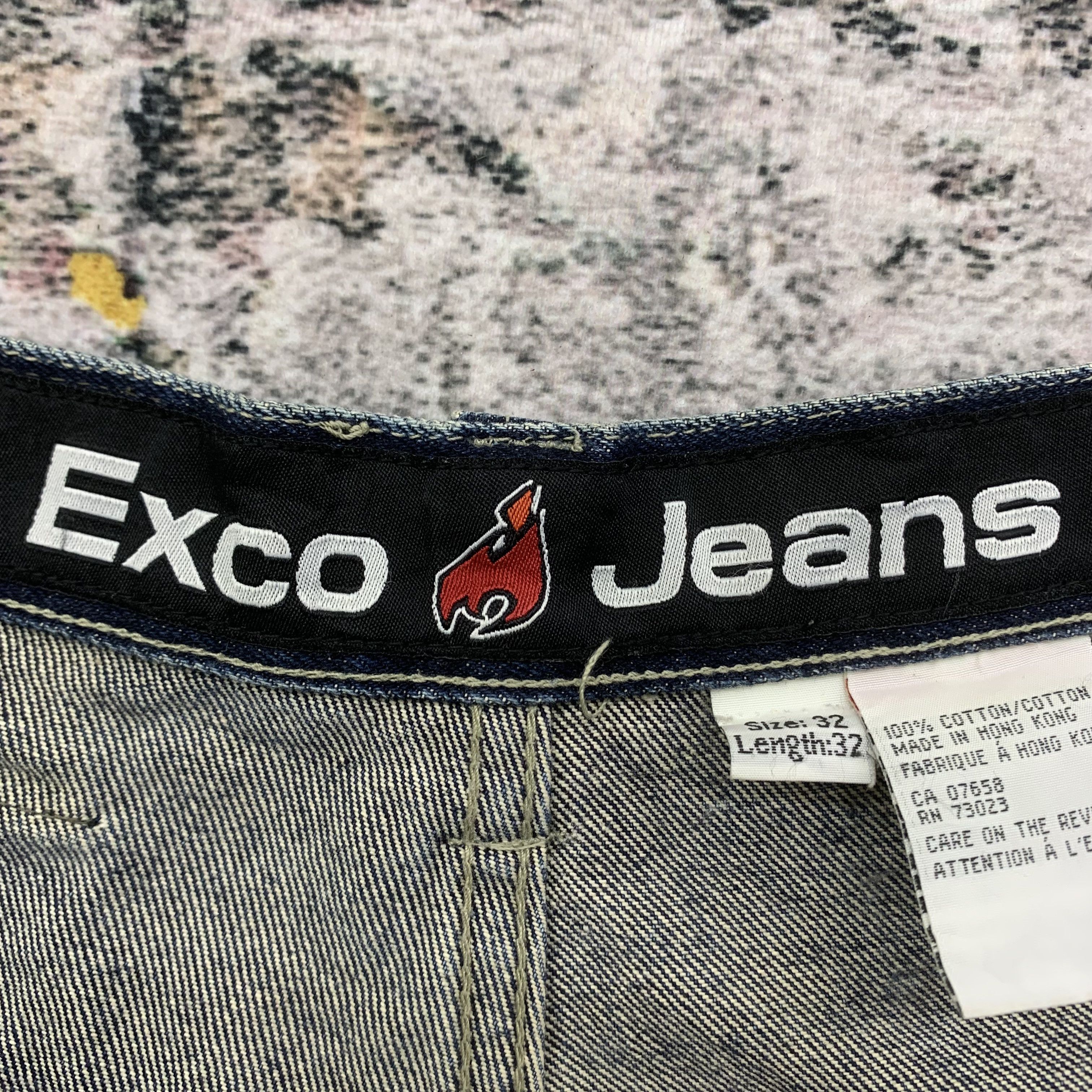Japanese Brand Exco Jeans Carpenter Pants | Cargo Pants Tactical 32x46 Size US 32 / EU 48 - 9 Thumbnail