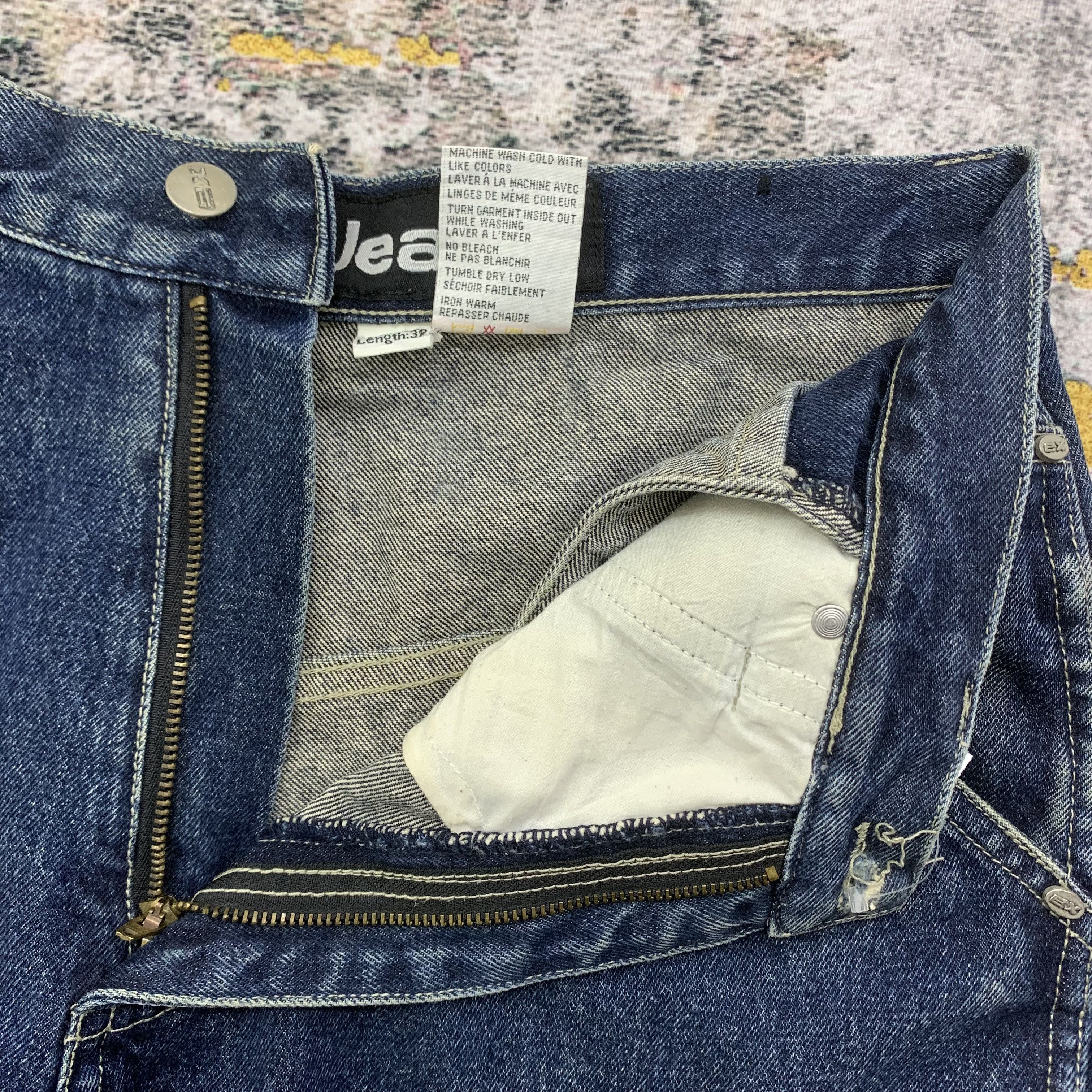 Japanese Brand Exco Jeans Carpenter Pants | Cargo Pants Tactical 32x46 Size US 32 / EU 48 - 7 Thumbnail