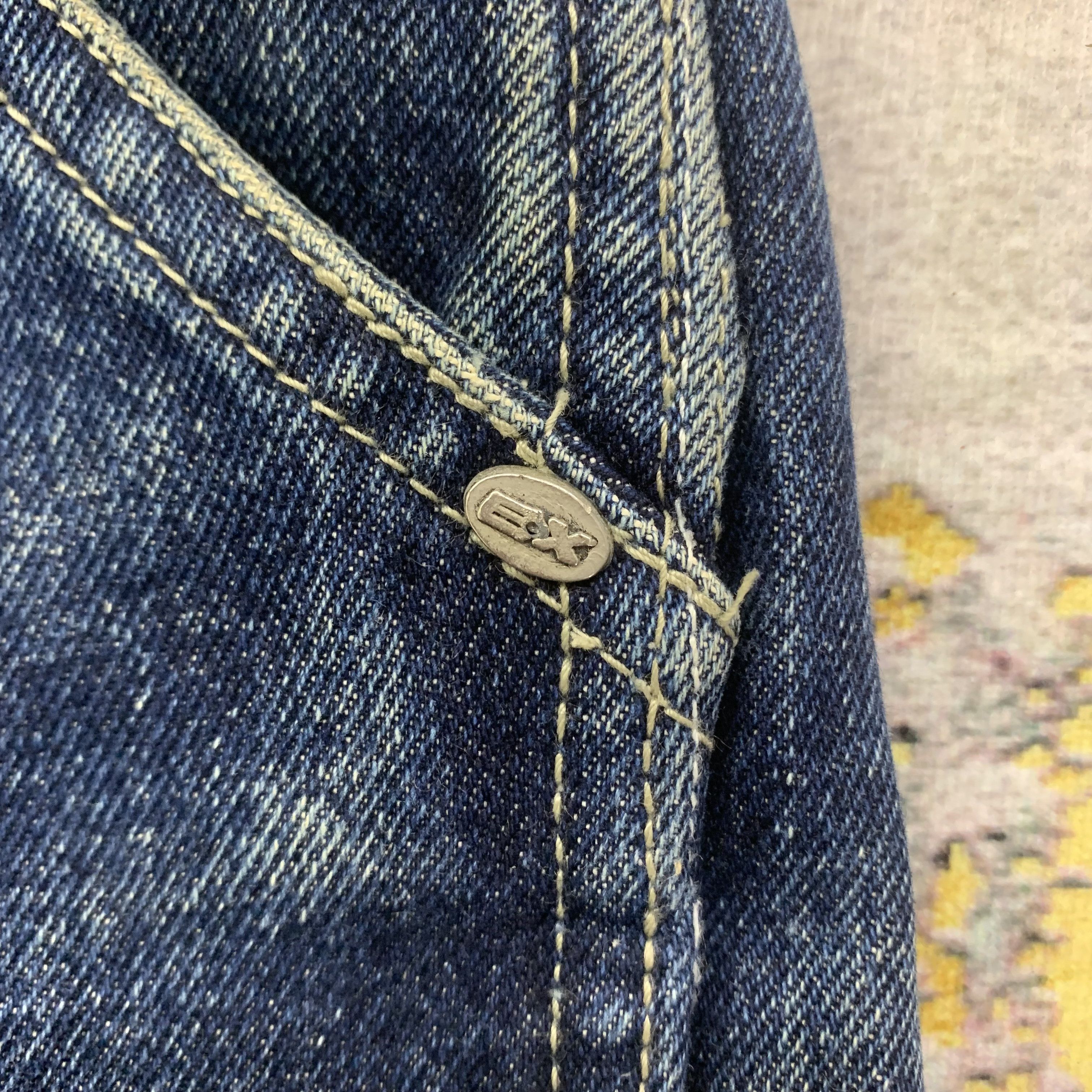 Japanese Brand Exco Jeans Carpenter Pants | Cargo Pants Tactical 32x46 Size US 32 / EU 48 - 6 Thumbnail