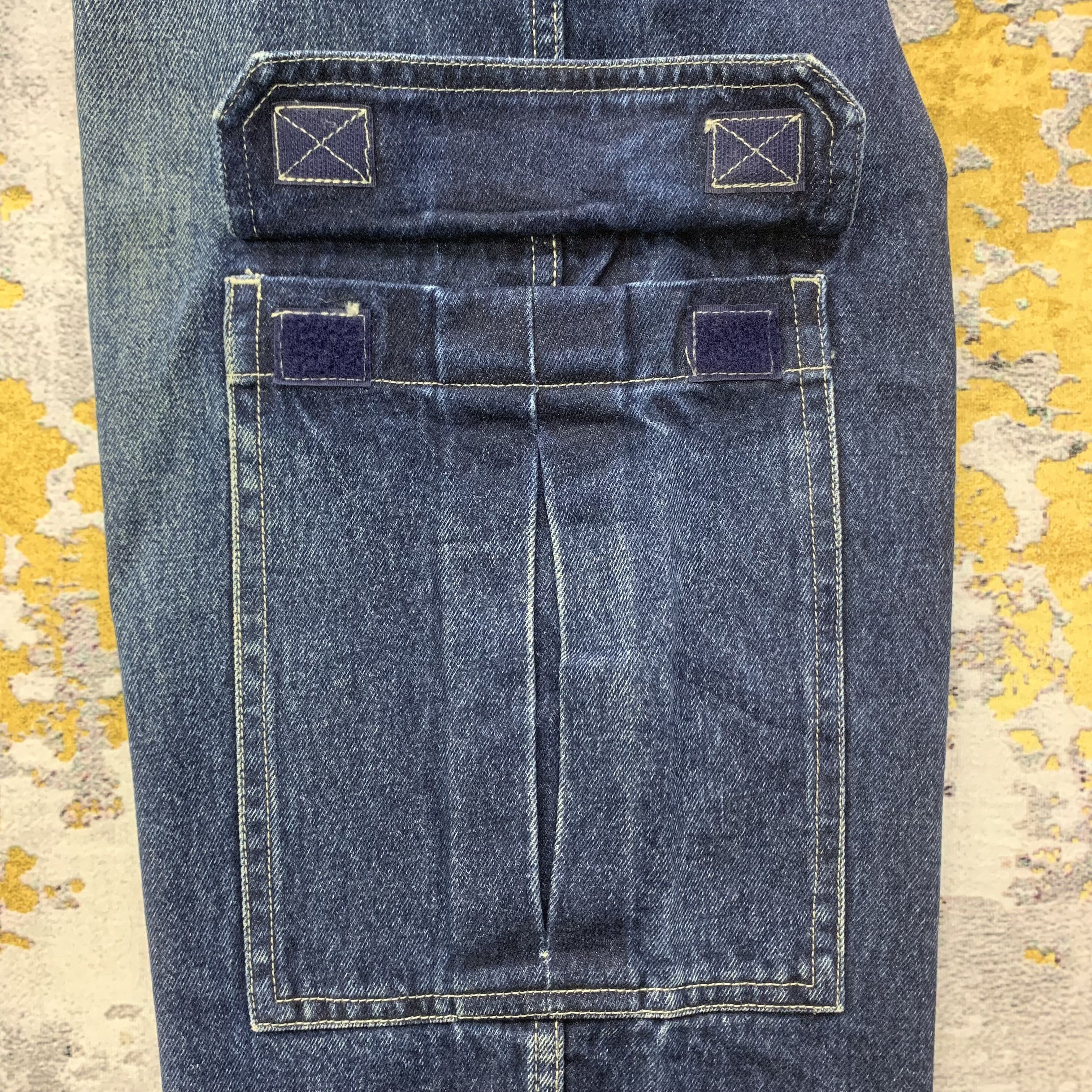 Japanese Brand Exco Jeans Carpenter Pants | Cargo Pants Tactical 32x46 Size US 32 / EU 48 - 5 Thumbnail