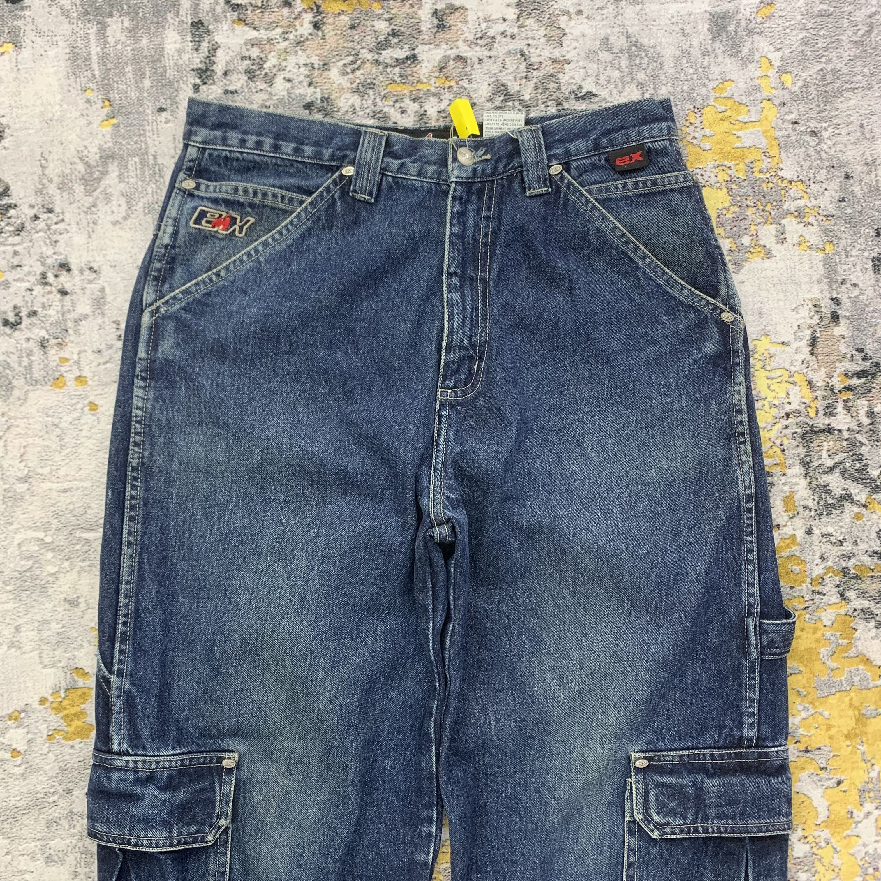 Japanese Brand Exco Jeans Carpenter Pants | Cargo Pants Tactical 32x46 Size US 32 / EU 48 - 2 Thumbnail