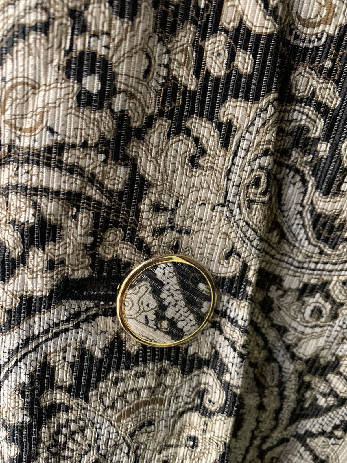 Christian Dior Monsieur × Vintage Vintage Christian Dior Blazer Paisley pattern Size M / US 6-8 / IT 42-44 - 4 Thumbnail