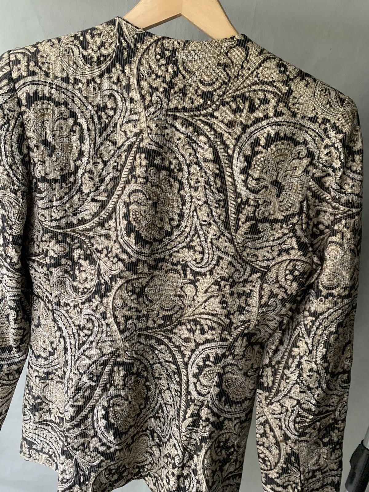Christian Dior Monsieur × Vintage Vintage Christian Dior Blazer Paisley pattern Size M / US 6-8 / IT 42-44 - 7 Thumbnail