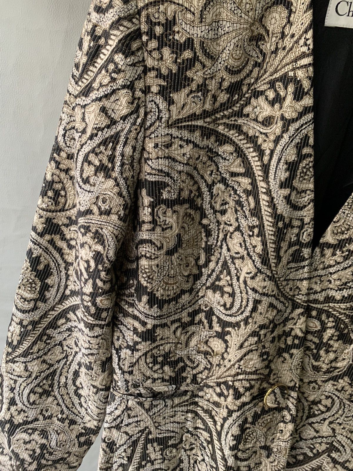 Christian Dior Monsieur × Vintage Vintage Christian Dior Blazer Paisley pattern Size M / US 6-8 / IT 42-44 - 3 Thumbnail