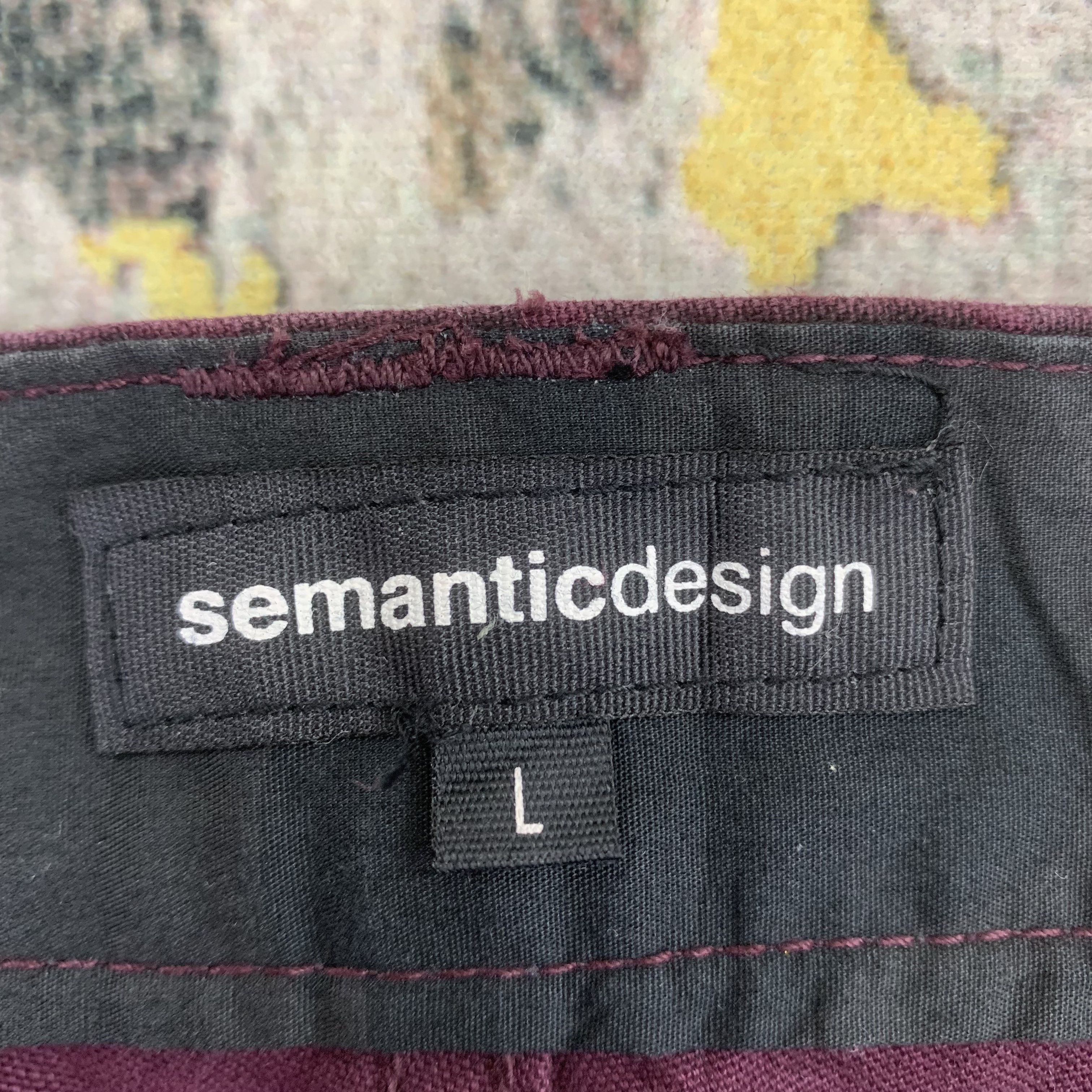 Japanese Brand Semantic Design Cargo Pants Camouflage Multipocket 33x43 Size US 33 - 10 Thumbnail
