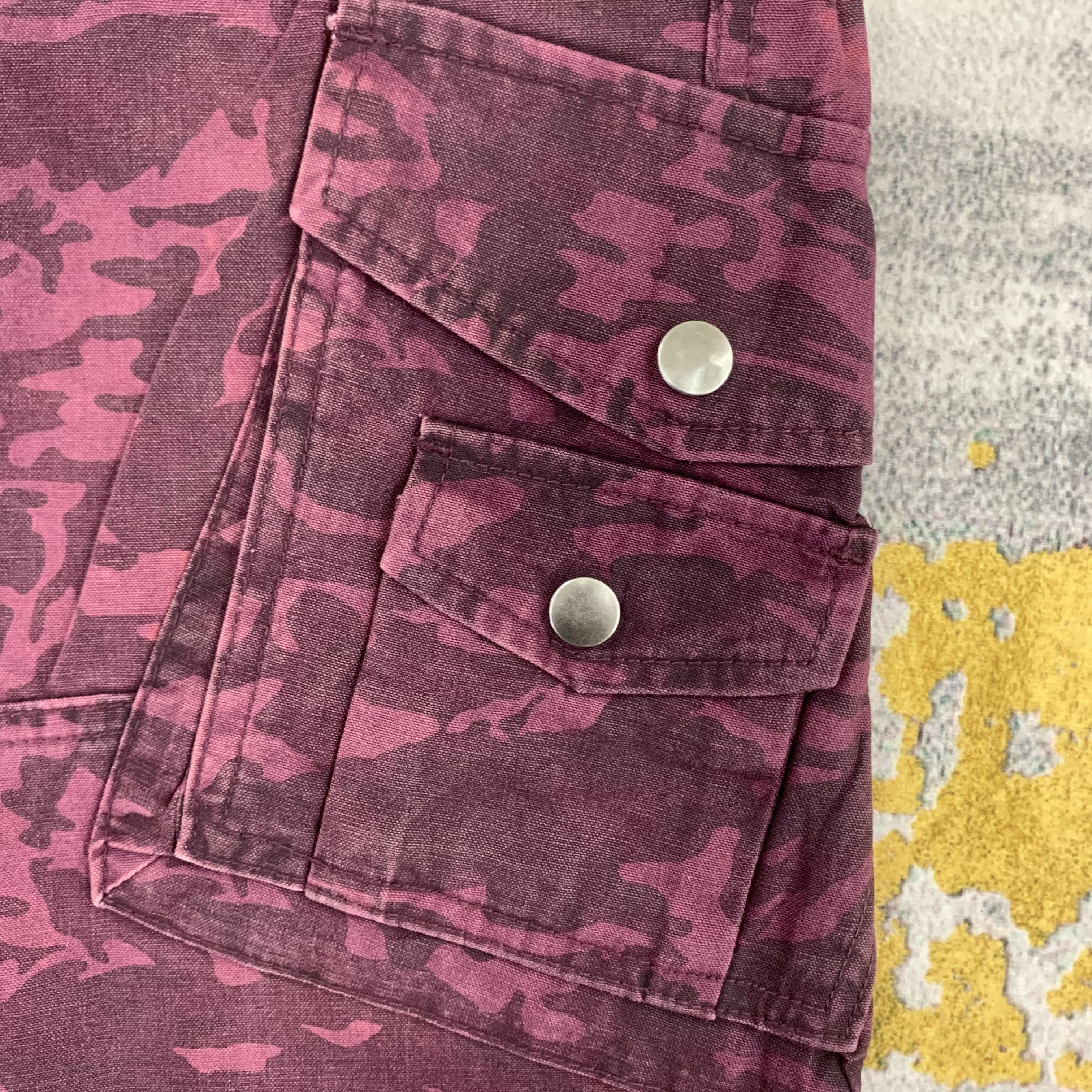 Japanese Brand Semantic Design Cargo Pants Camouflage Multipocket 33x43 Size US 33 - 9 Thumbnail
