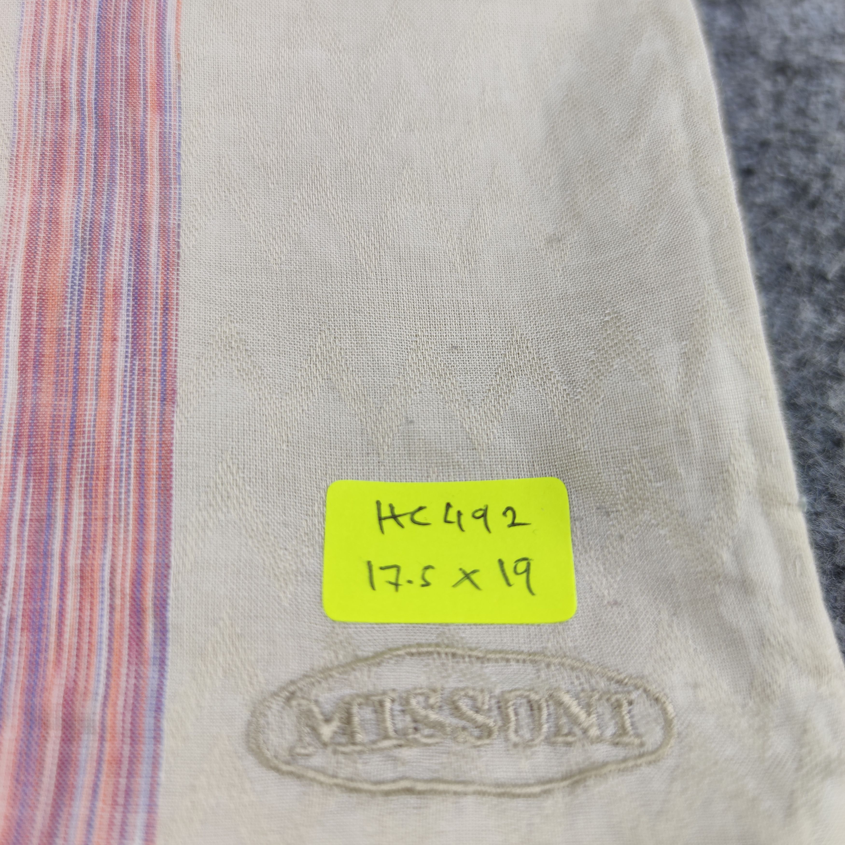 Missoni × Vintage Missoni Handkerchief/Neckerchief/Bandana HC492 Size ONE SIZE - 5 Thumbnail