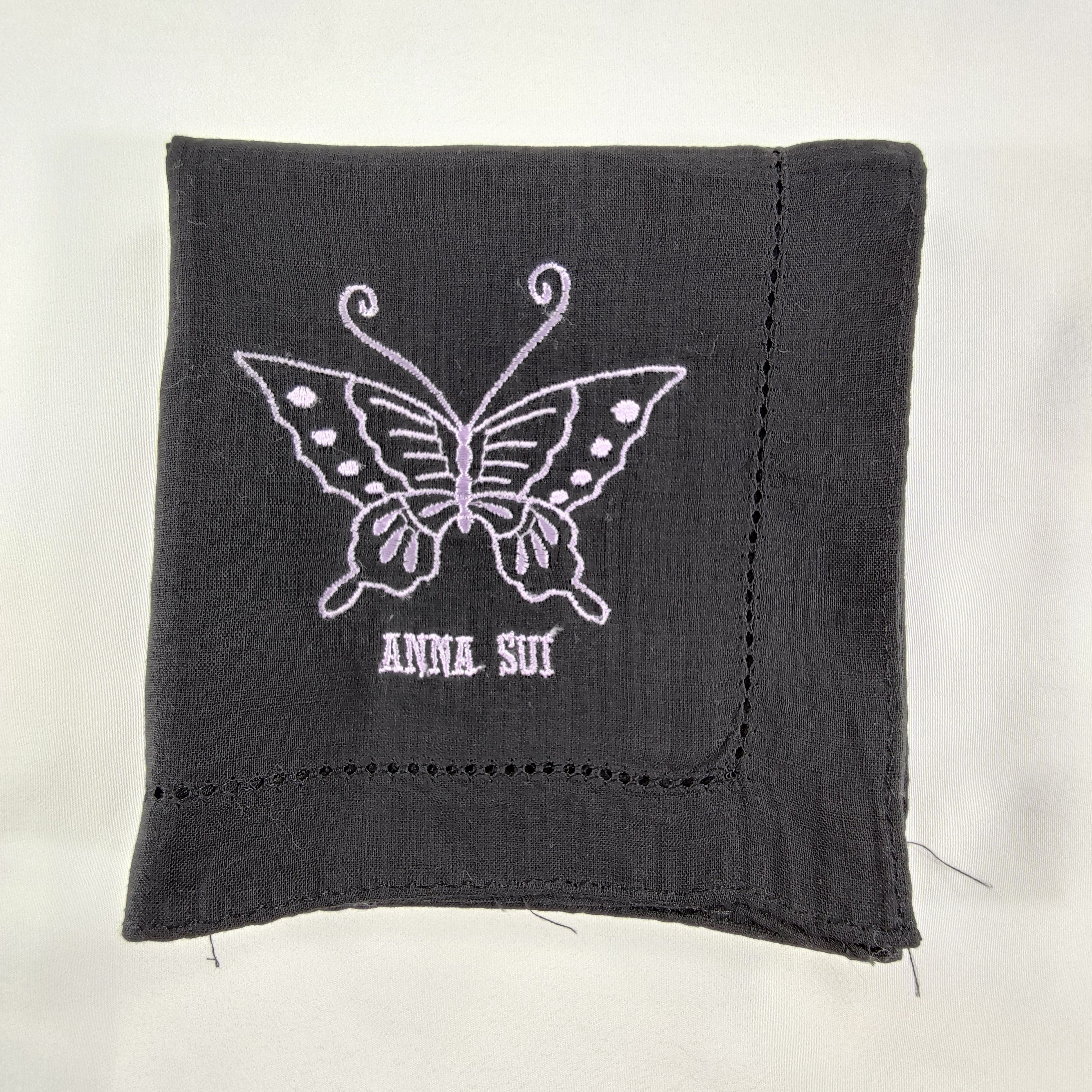 Anna Sui × Vintage Anna Sui Handkerchief/Neckerchief/Bandana HC328 Size ONE SIZE - 4 Thumbnail