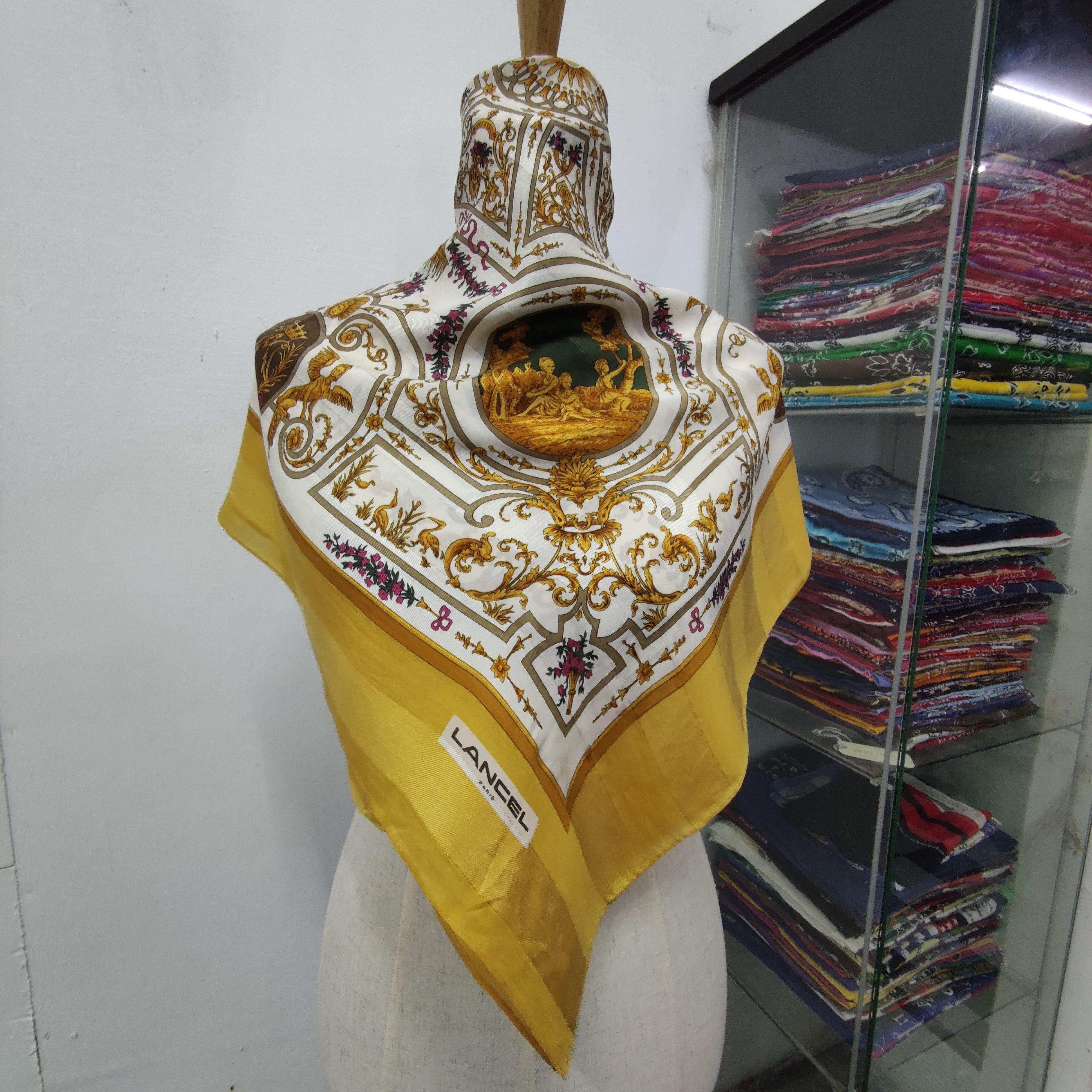 Lancel × Vintage Lancel Silk Scarf Size ONE SIZE - 1 Thumbnail
