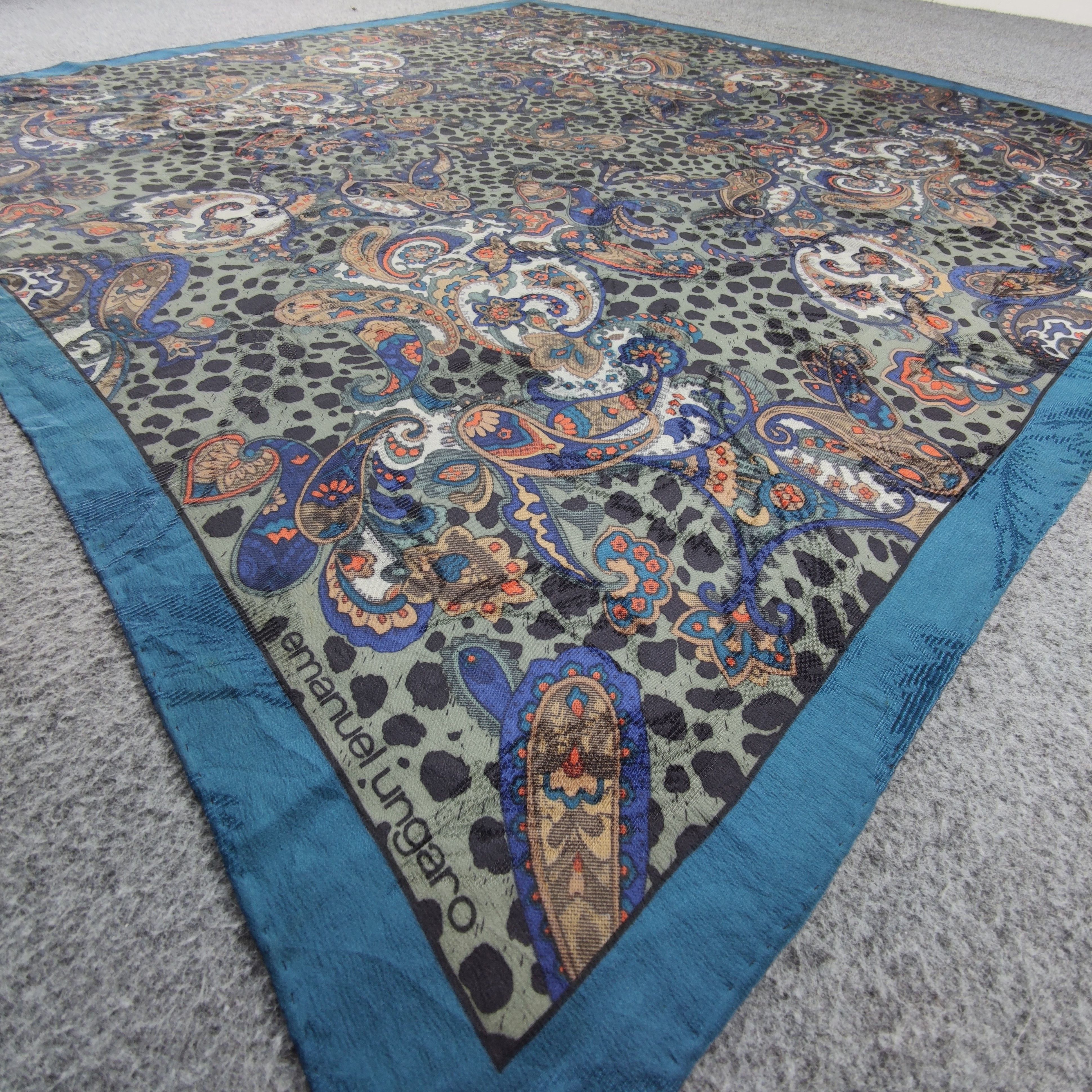 Emanuel Ungaro Emanuel Ungaro Silk Scarf Size ONE SIZE - 4 Thumbnail