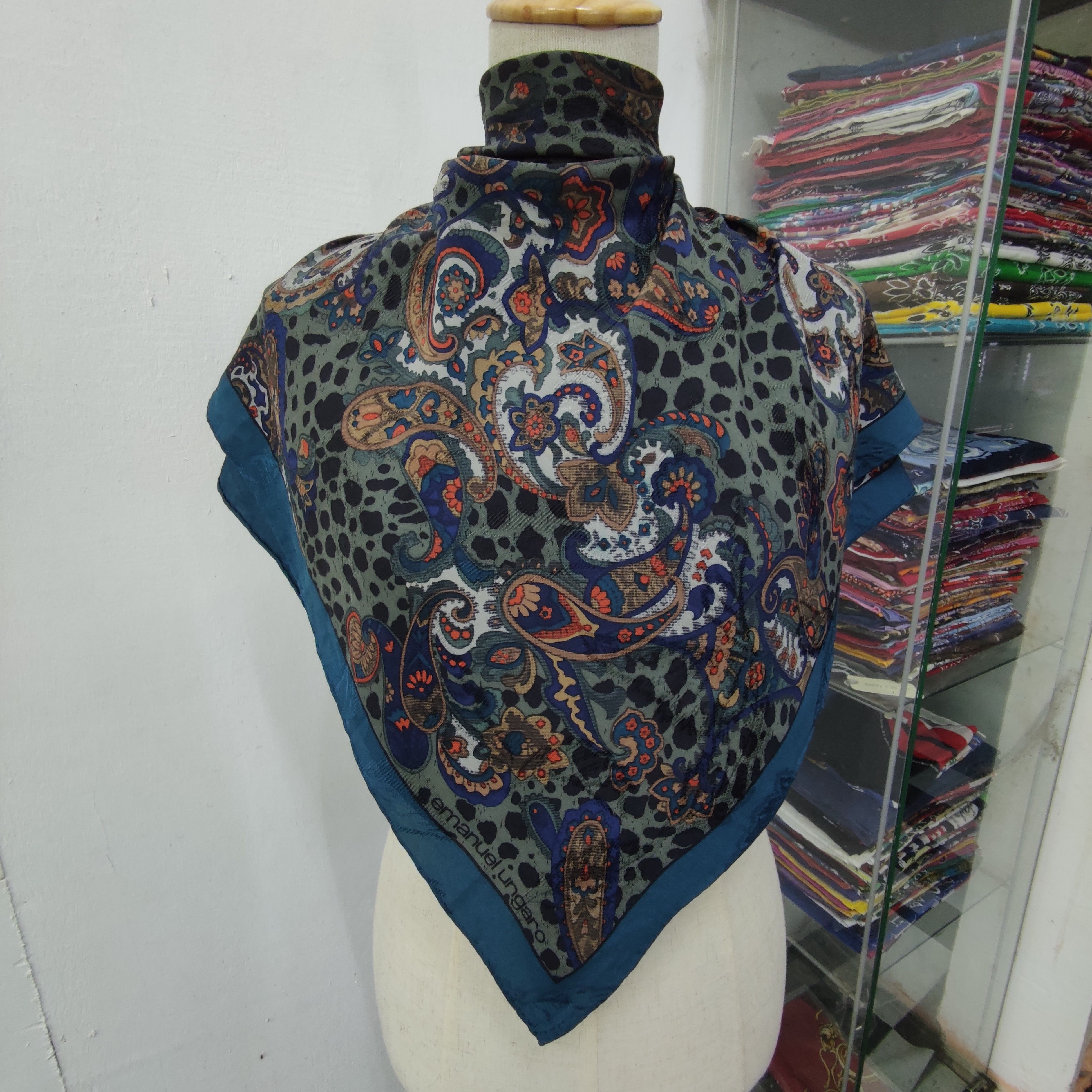 Emanuel Ungaro Emanuel Ungaro Silk Scarf Size ONE SIZE - 1 Thumbnail