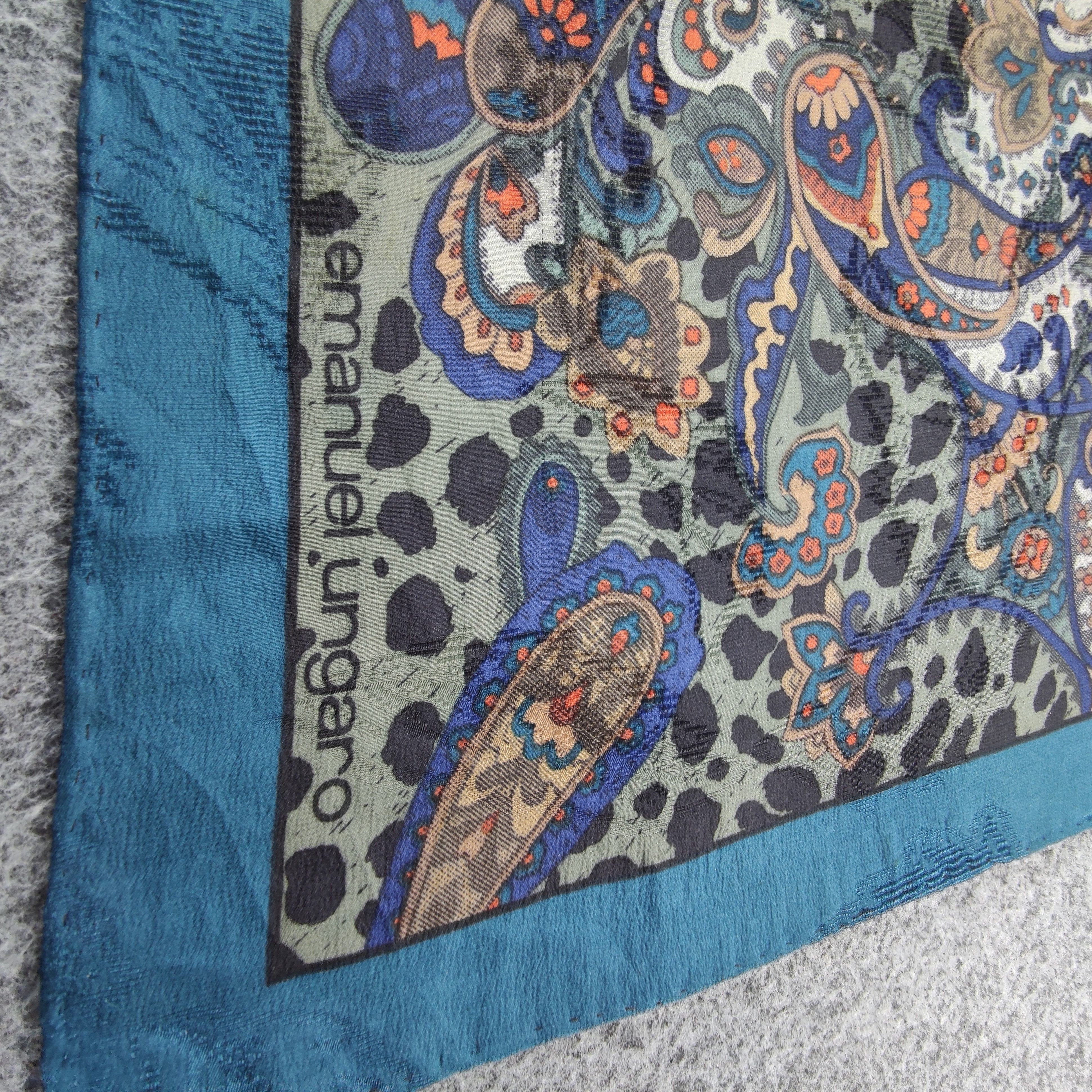 Emanuel Ungaro Emanuel Ungaro Silk Scarf Size ONE SIZE - 5 Thumbnail