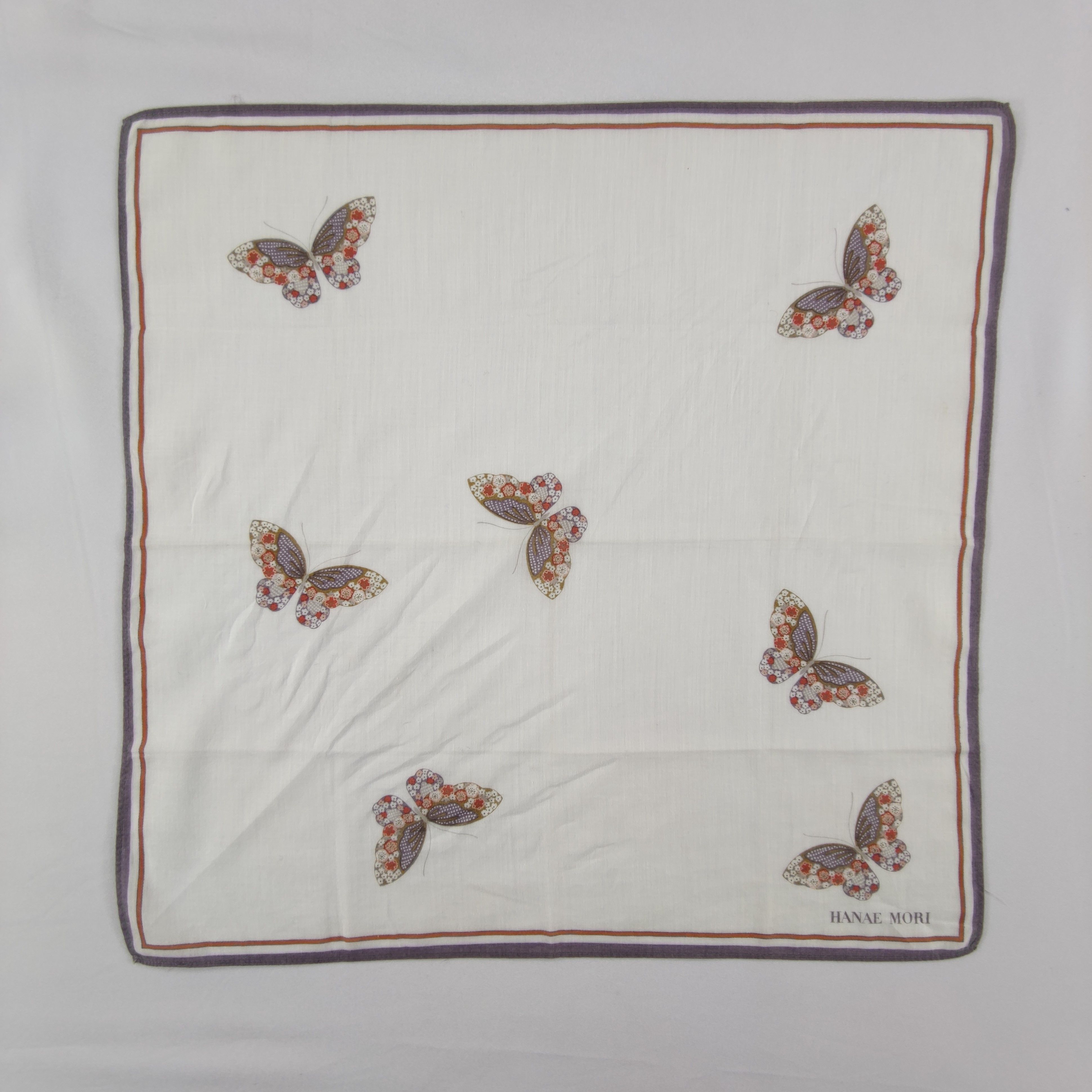 Hanae Mori Hanae Mori Handkerchief/Neckerchief/Bandana HC340 Size ONE SIZE - 2 Thumbnail