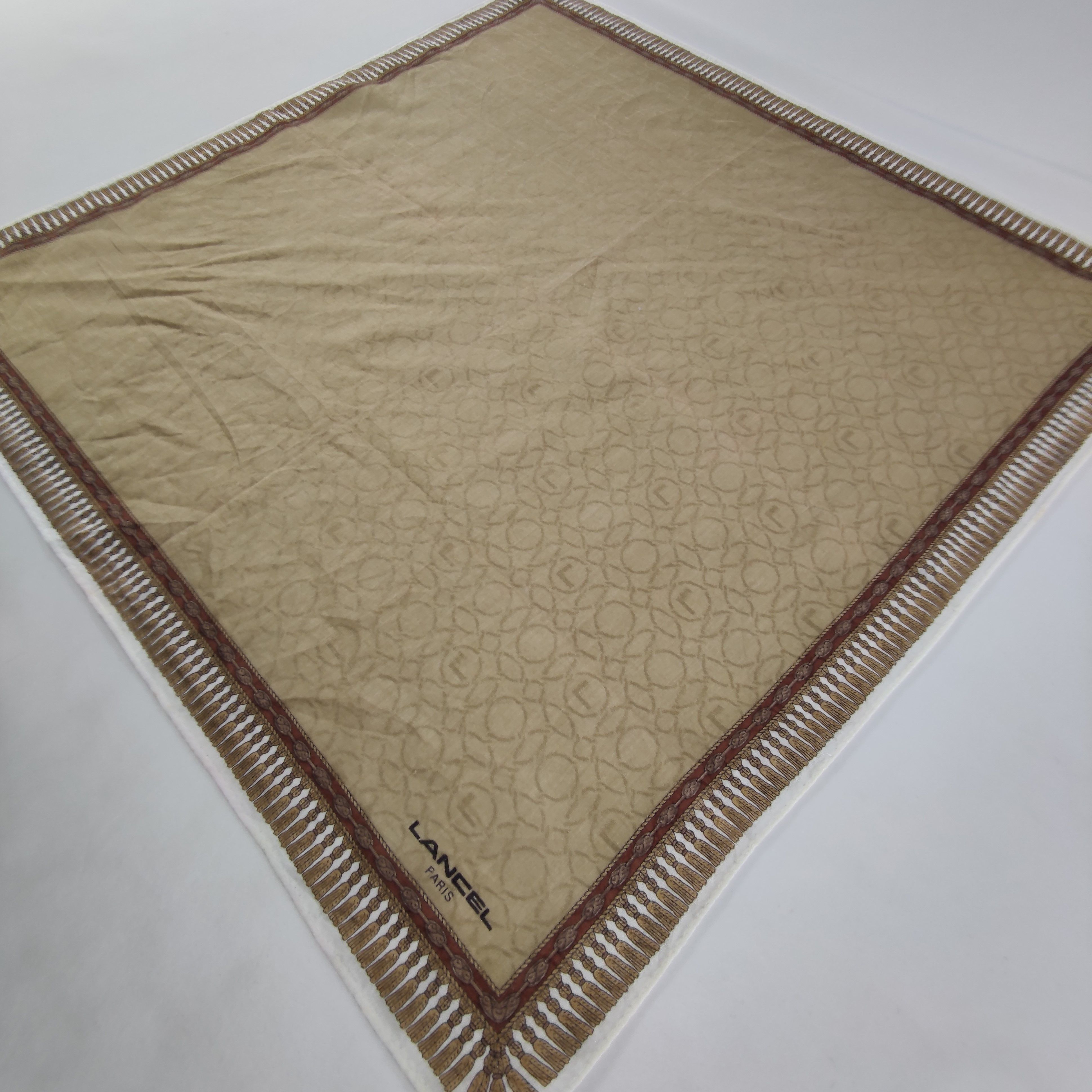 Lancel × Vintage Lancel Handkerchief/Neckerchief/Bandana HC147 Size ONE SIZE - 3 Thumbnail