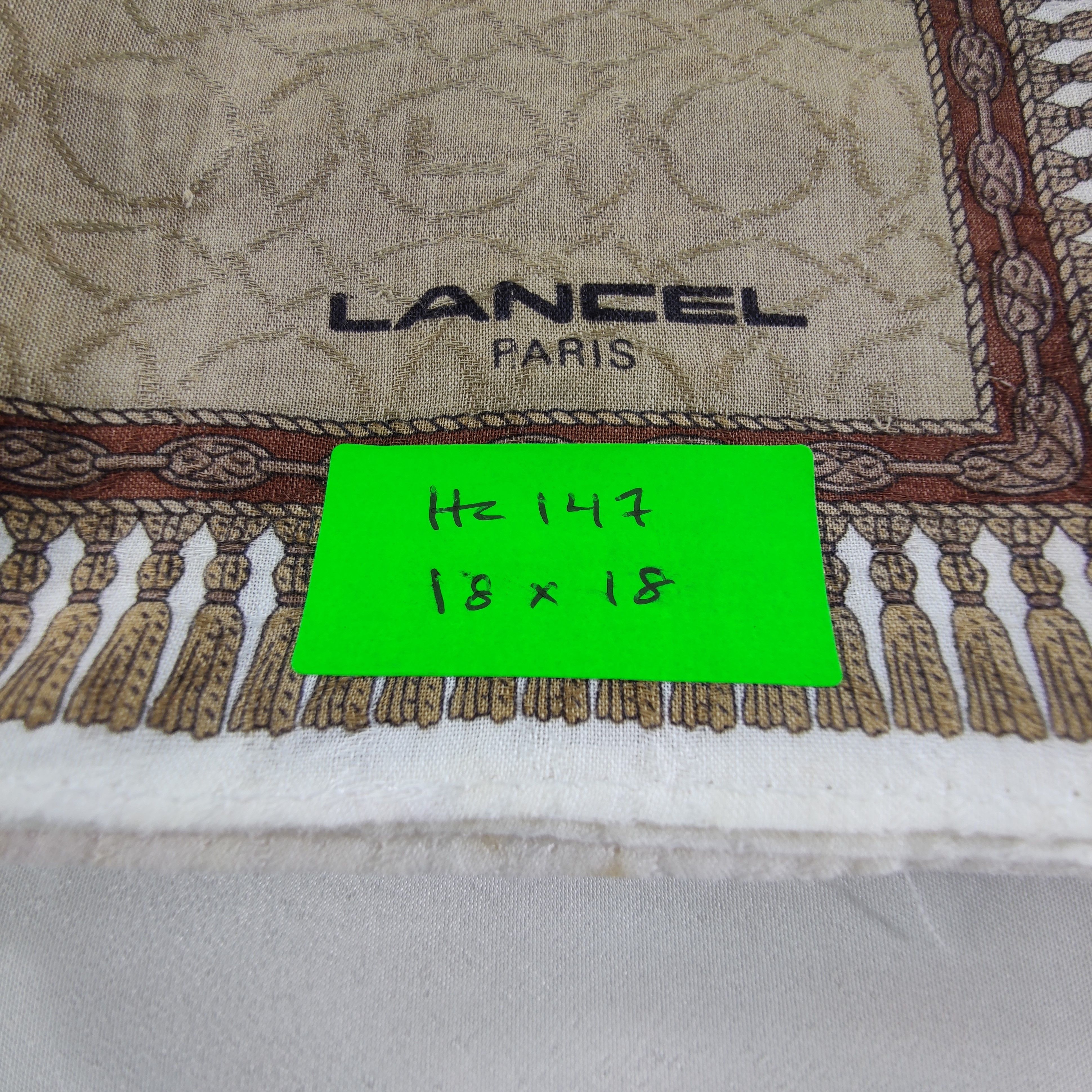 Lancel × Vintage Lancel Handkerchief/Neckerchief/Bandana HC147 Size ONE SIZE - 5 Thumbnail
