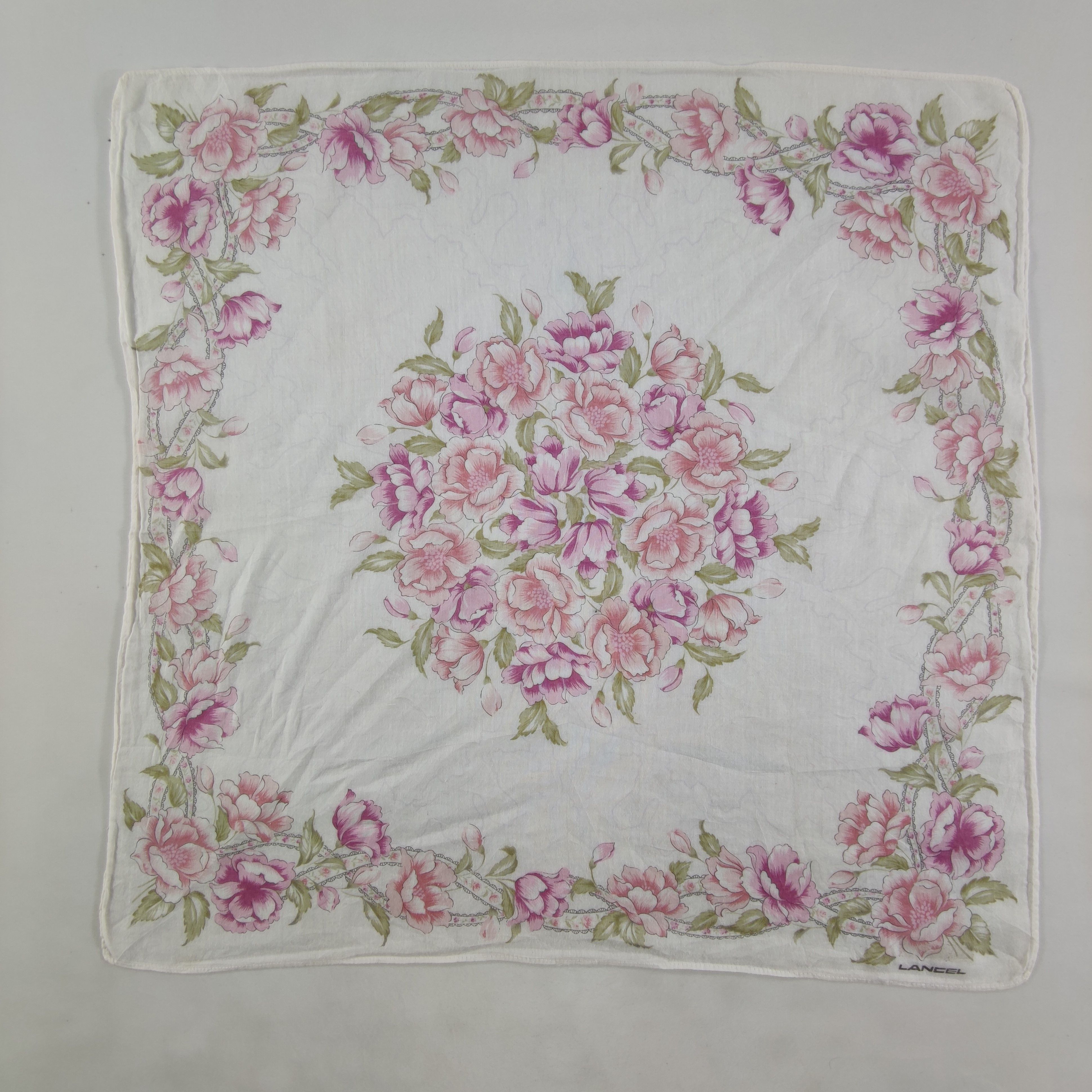 Lancel × Vintage Lancel Handkerchief/Neckerchief/Bandana HC159 Size ONE SIZE - 2 Thumbnail