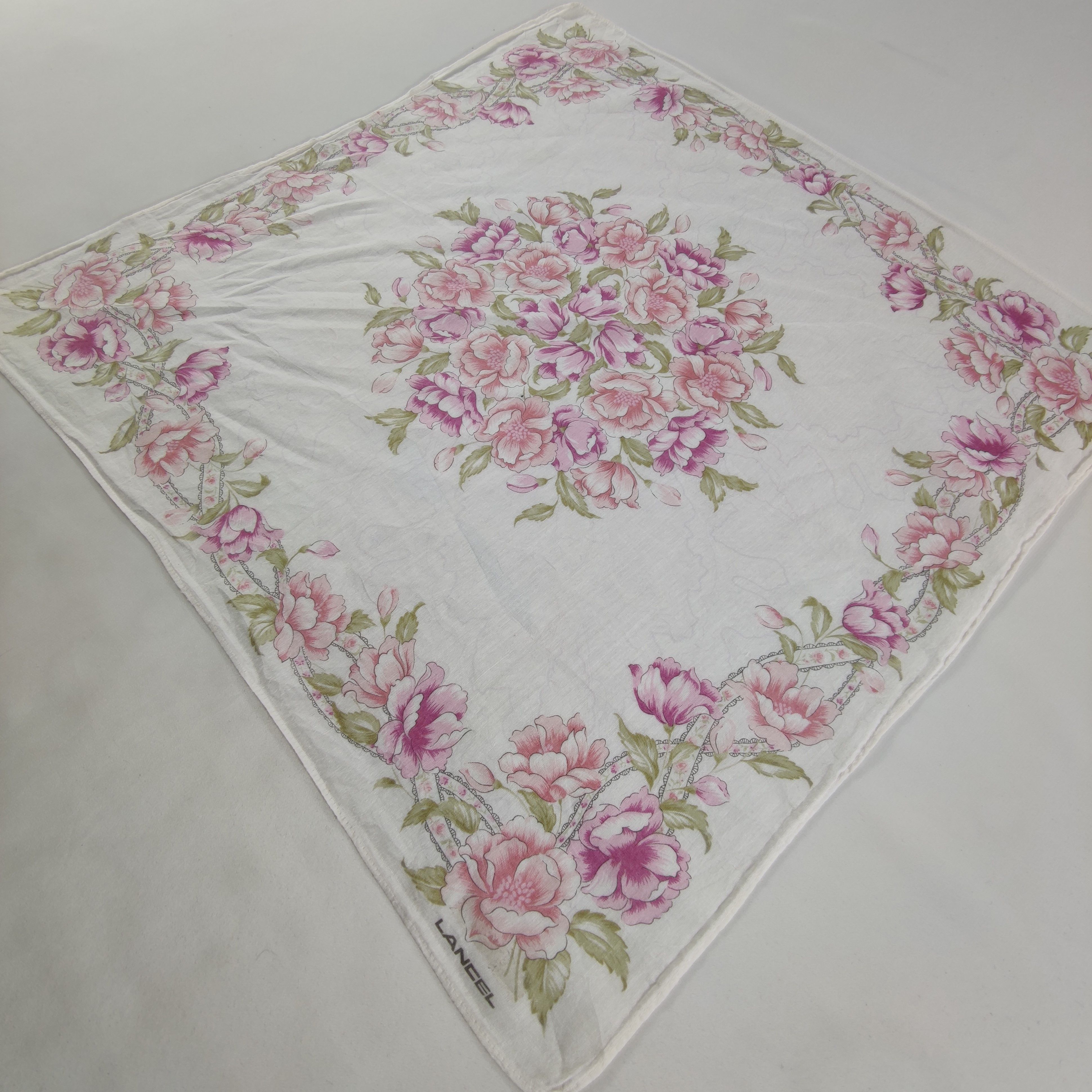 Lancel × Vintage Lancel Handkerchief/Neckerchief/Bandana HC159 Size ONE SIZE - 3 Thumbnail