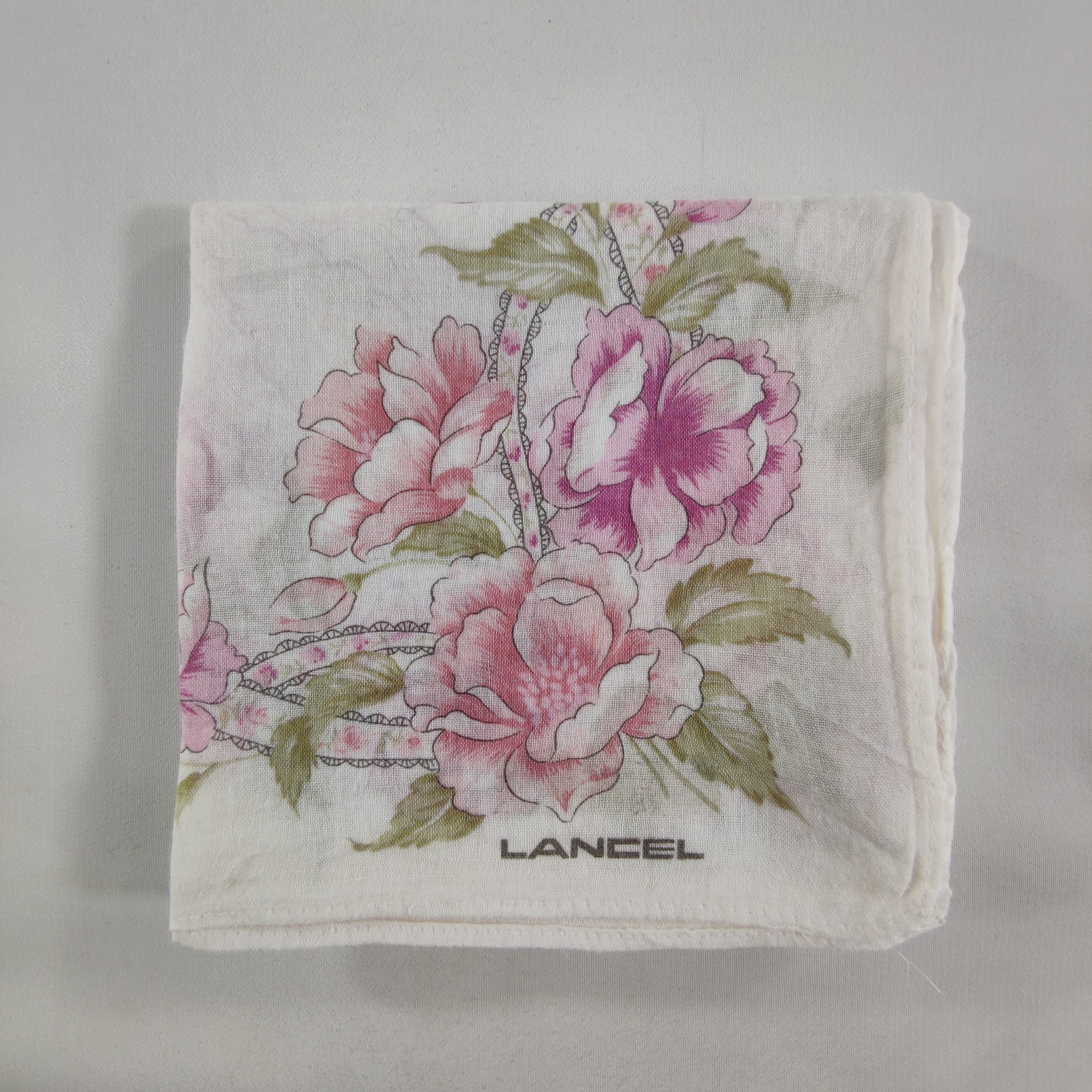 Lancel × Vintage Lancel Handkerchief/Neckerchief/Bandana HC159 Size ONE SIZE - 4 Thumbnail