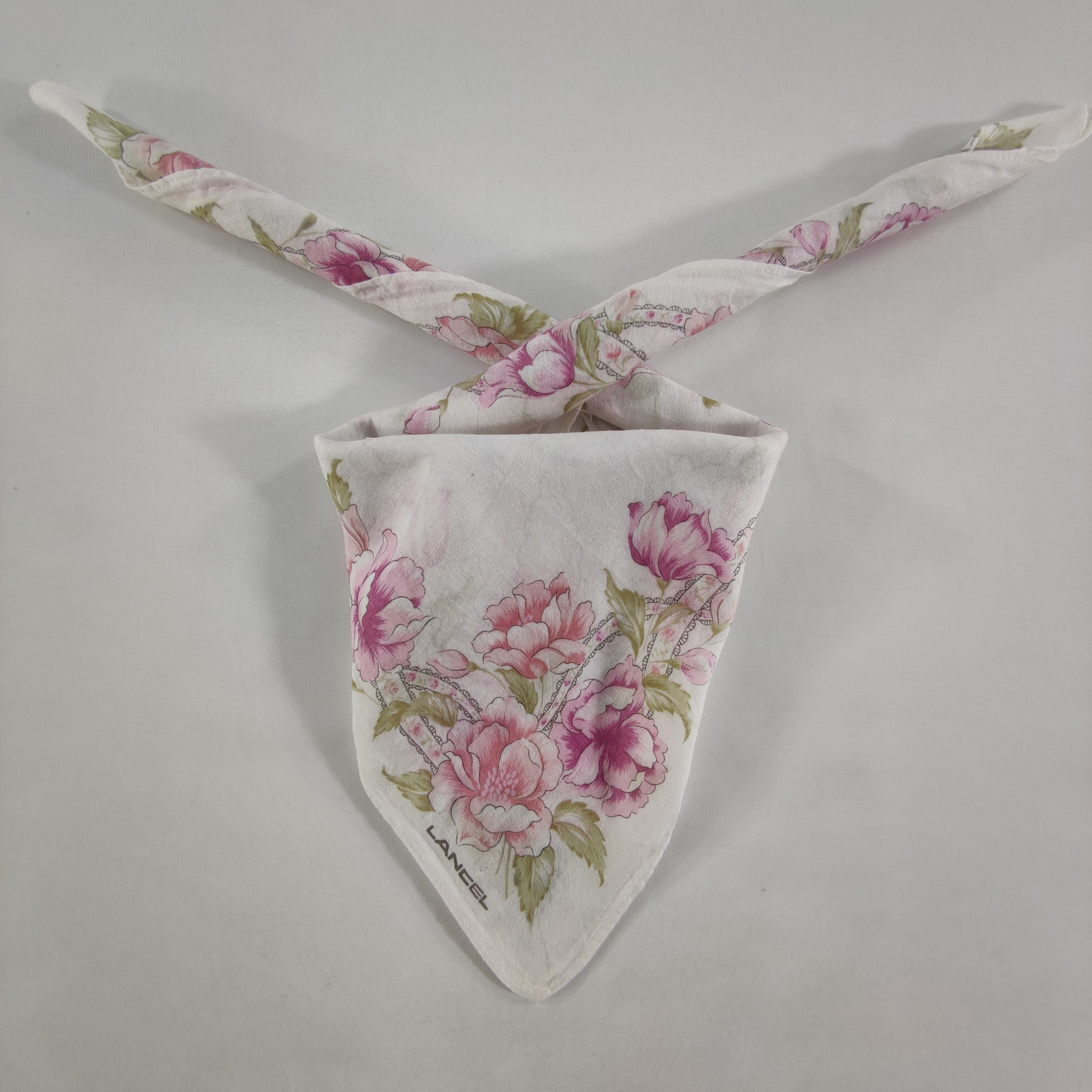 Lancel × Vintage Lancel Handkerchief/Neckerchief/Bandana HC159 Size ONE SIZE - 1 Thumbnail