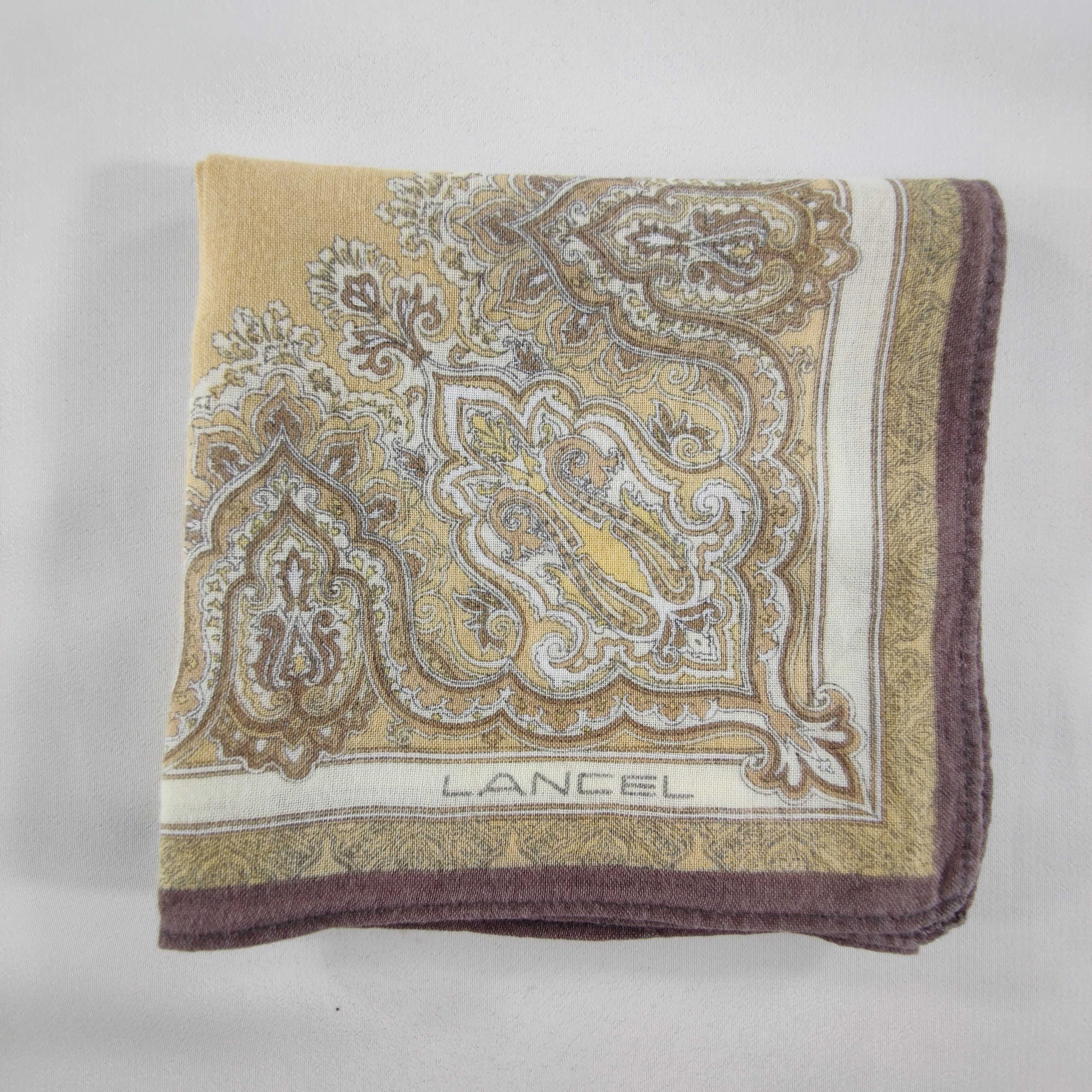 Lancel × Vintage Lancel Handkerchief/Neckerchief/Bandana HC151 Size ONE SIZE - 4 Thumbnail
