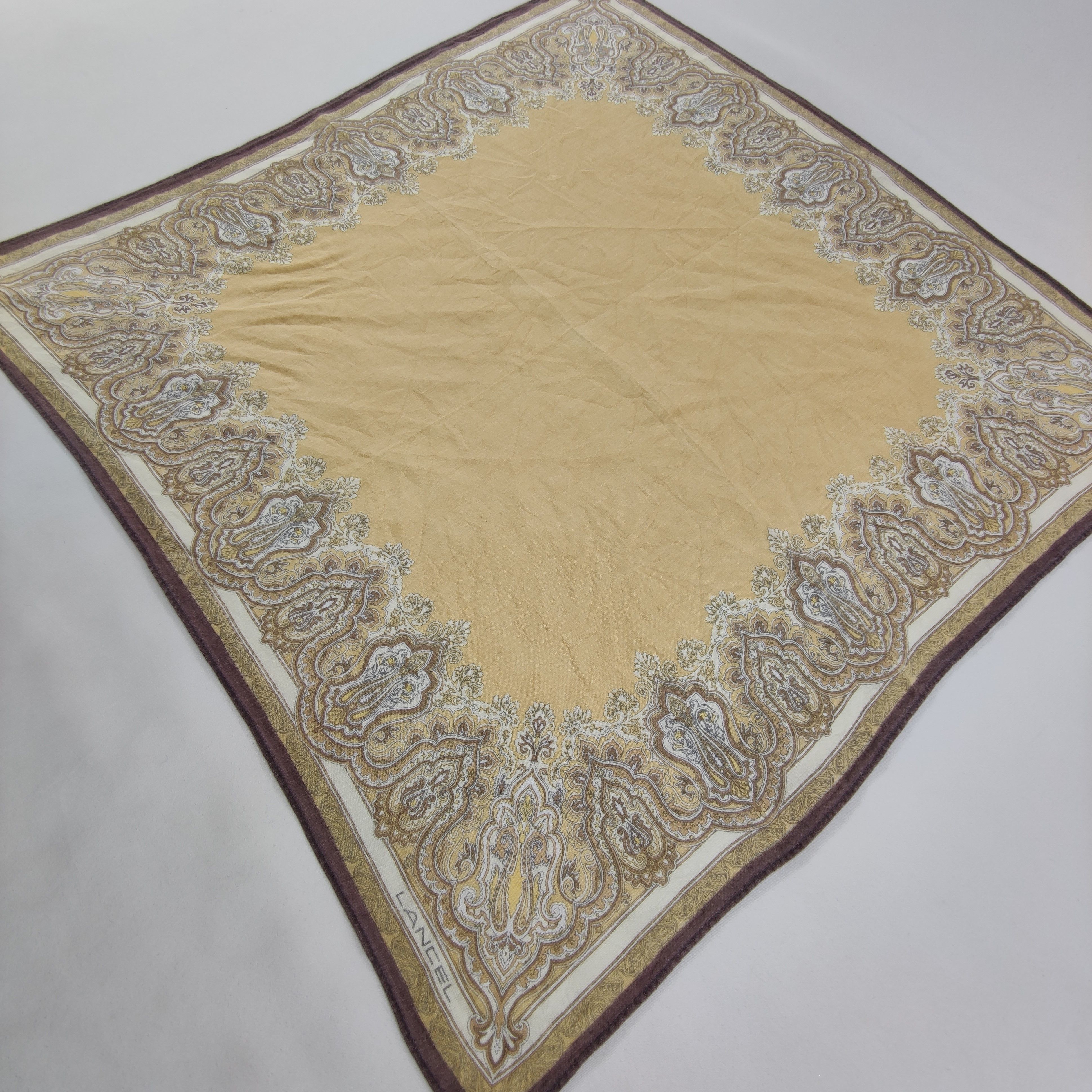 Lancel × Vintage Lancel Handkerchief/Neckerchief/Bandana HC151 Size ONE SIZE - 3 Thumbnail