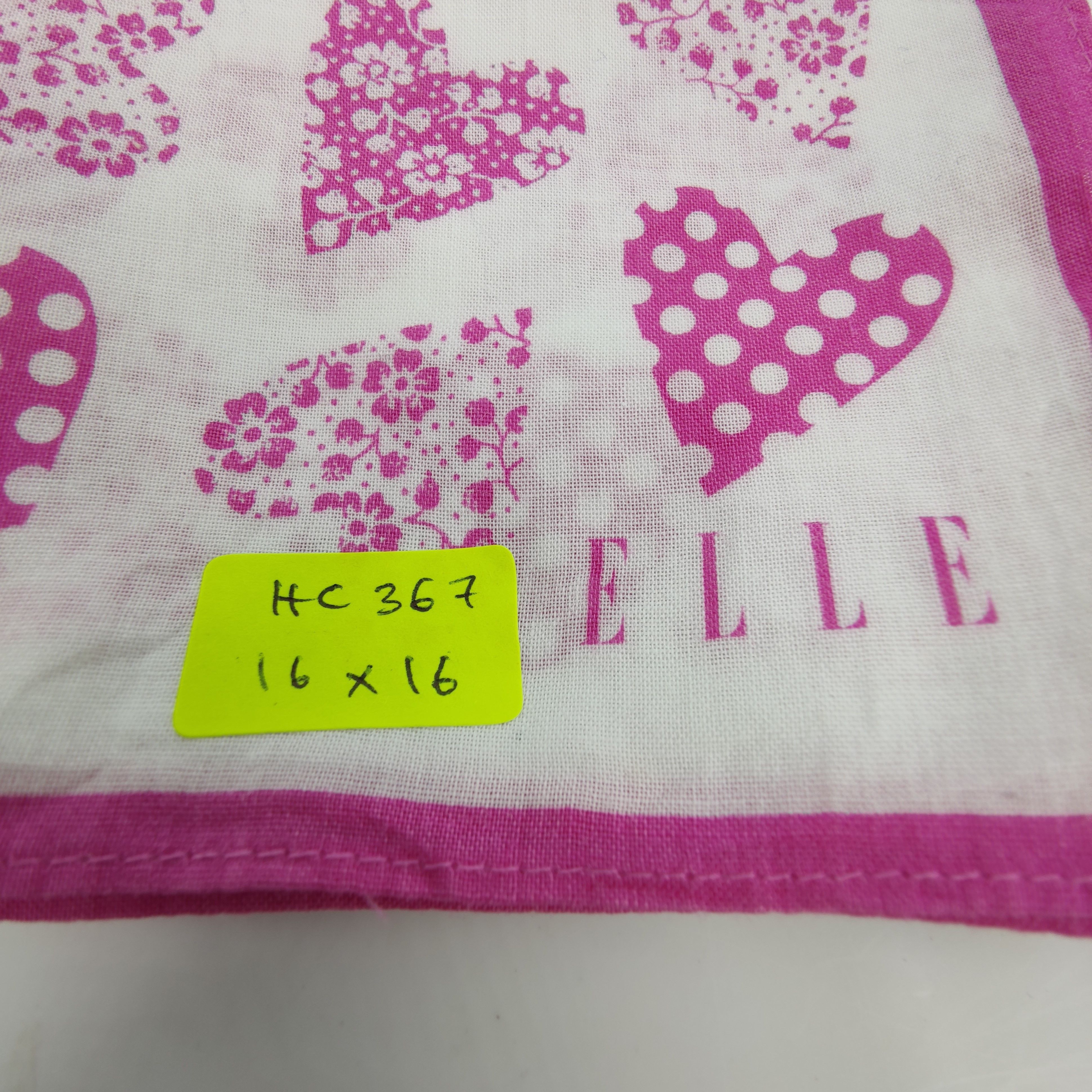 Vintage Elle Handkerchief/Neckerchief/Bandana HC367 Size ONE SIZE - 4 Thumbnail
