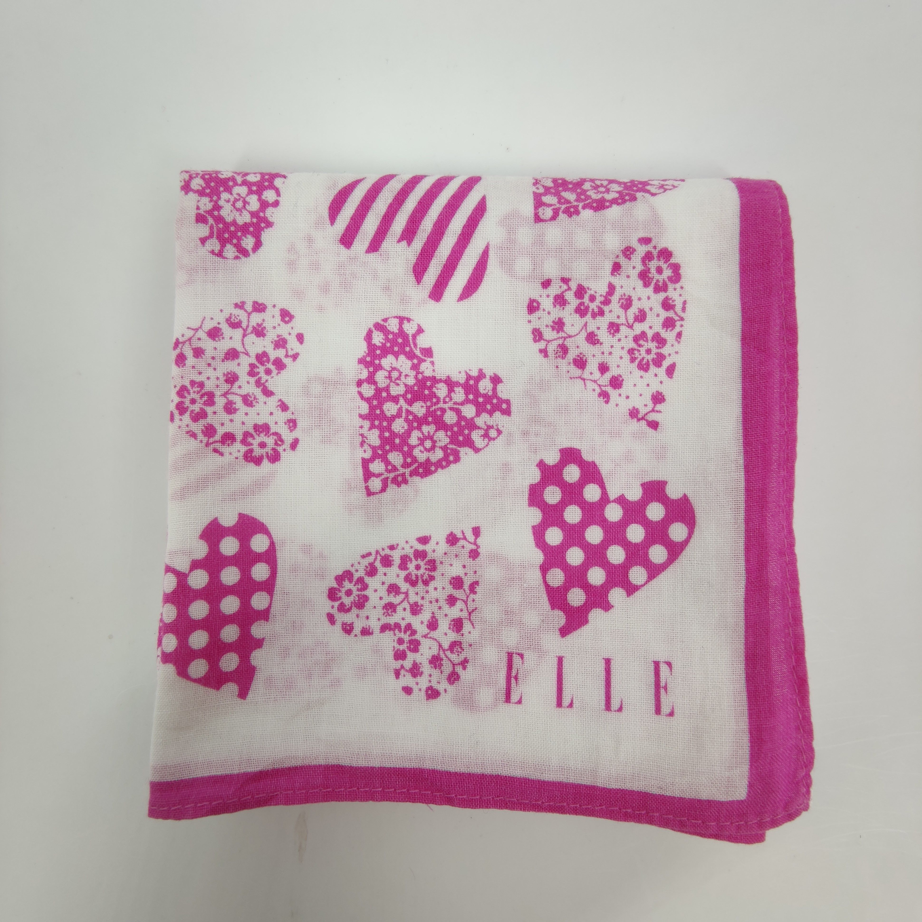 Vintage Elle Handkerchief/Neckerchief/Bandana HC367 Size ONE SIZE - 3 Thumbnail