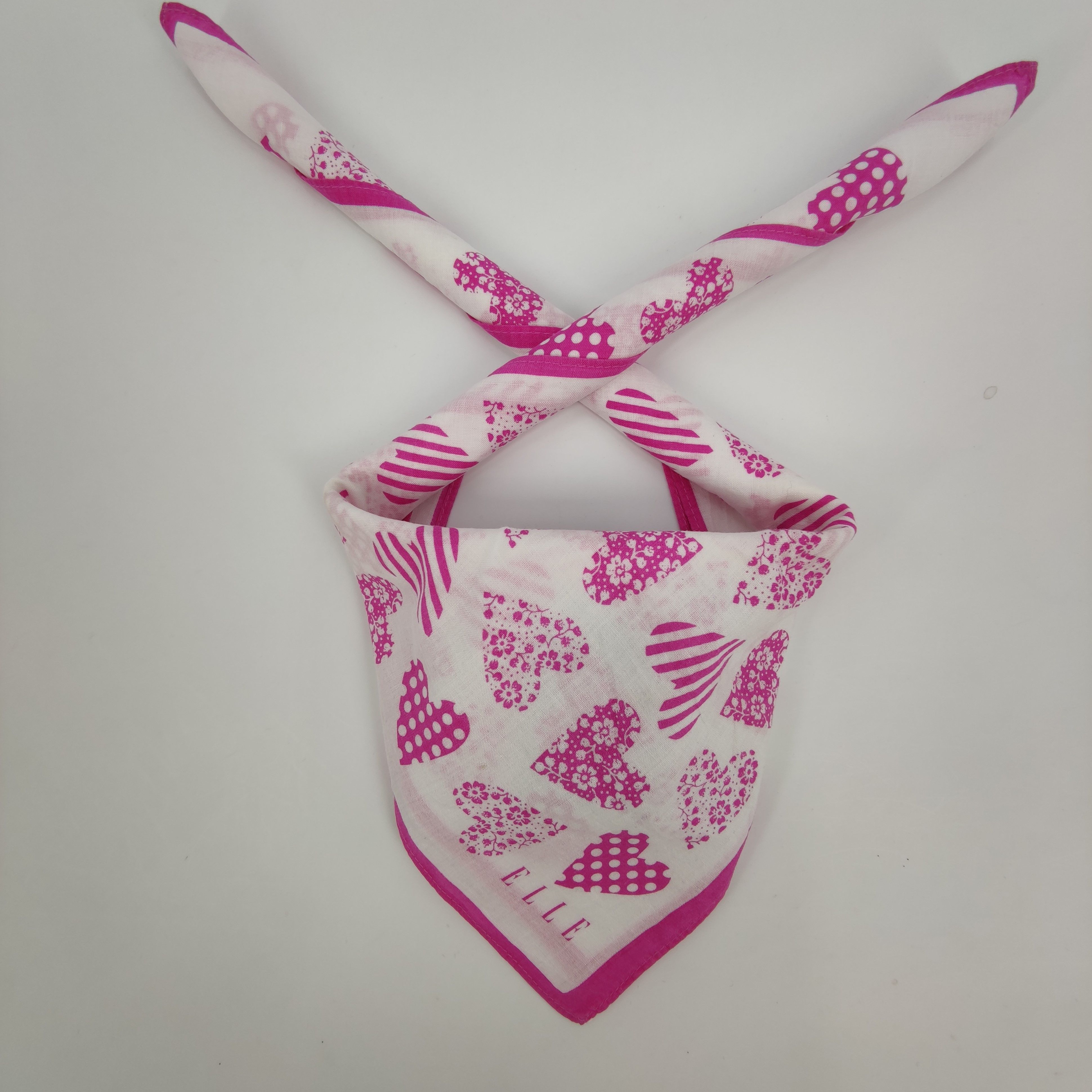 Vintage Elle Handkerchief/Neckerchief/Bandana HC367 Size ONE SIZE - 1 Thumbnail