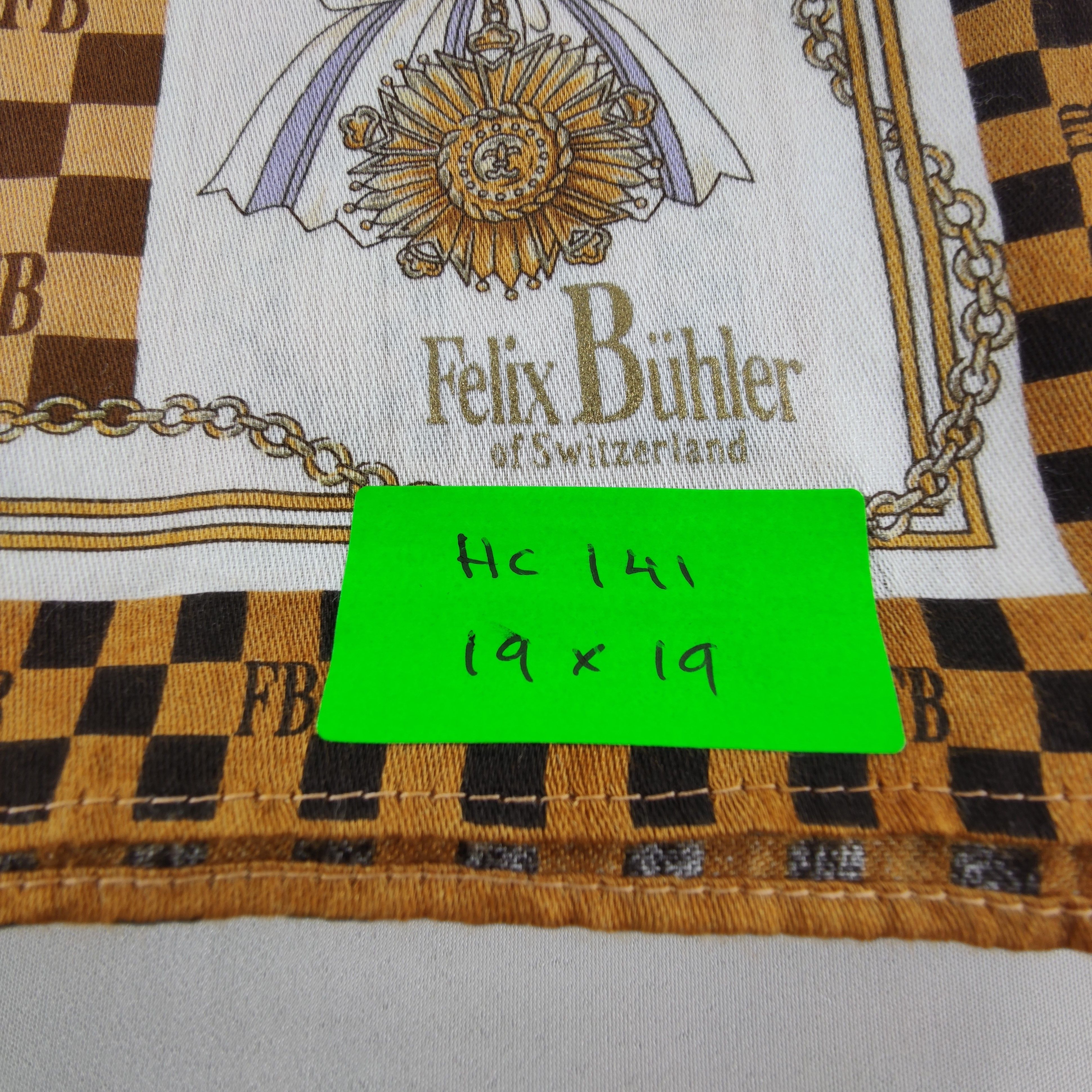 Vintage Felix Buhler Handkerchief/Neckerchief/Bandana HC141 Size ONE SIZE - 5 Thumbnail