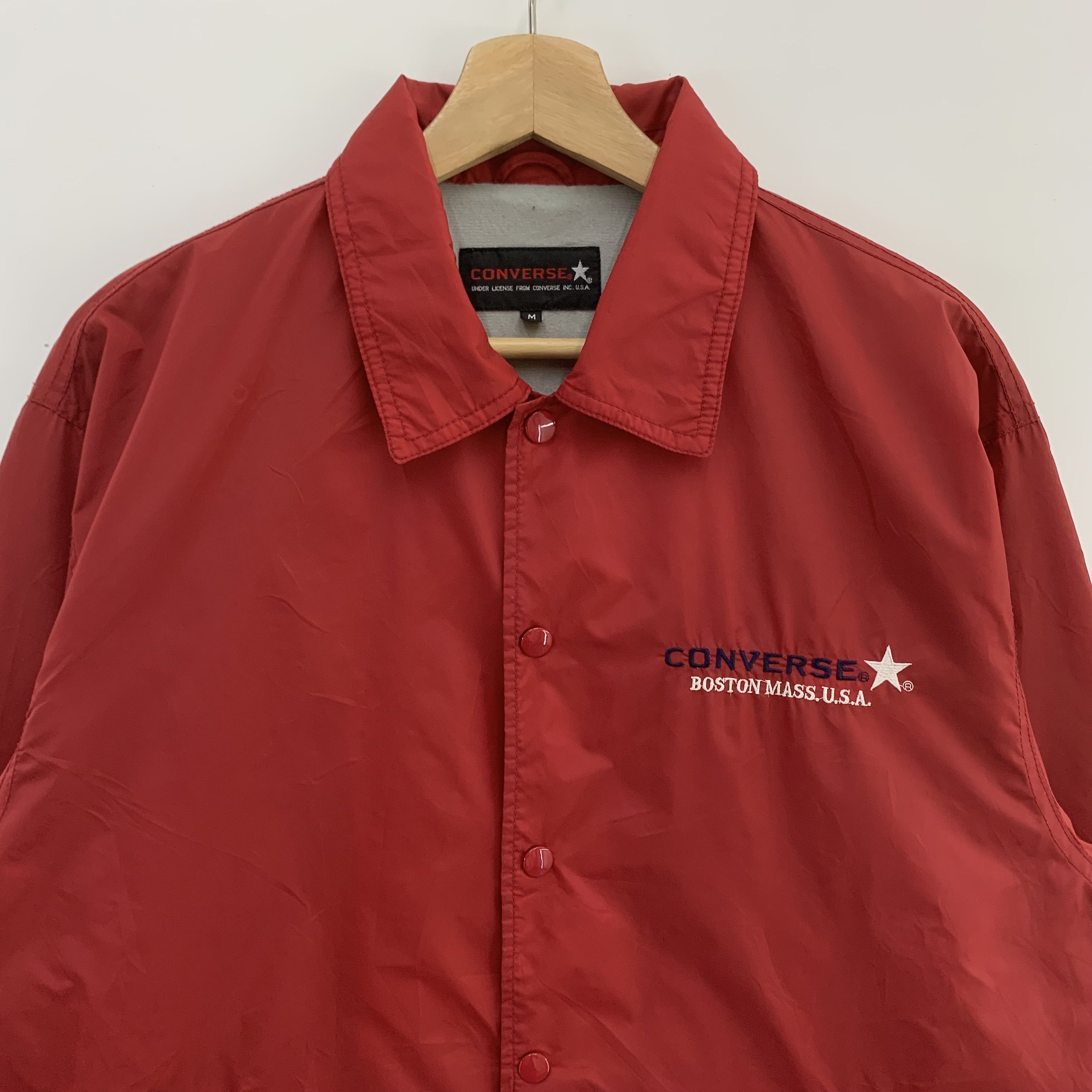 Converse Converse Jacket Windbreaker Red Jacket Size US M / EU 48-50 / 2 - 2 Thumbnail