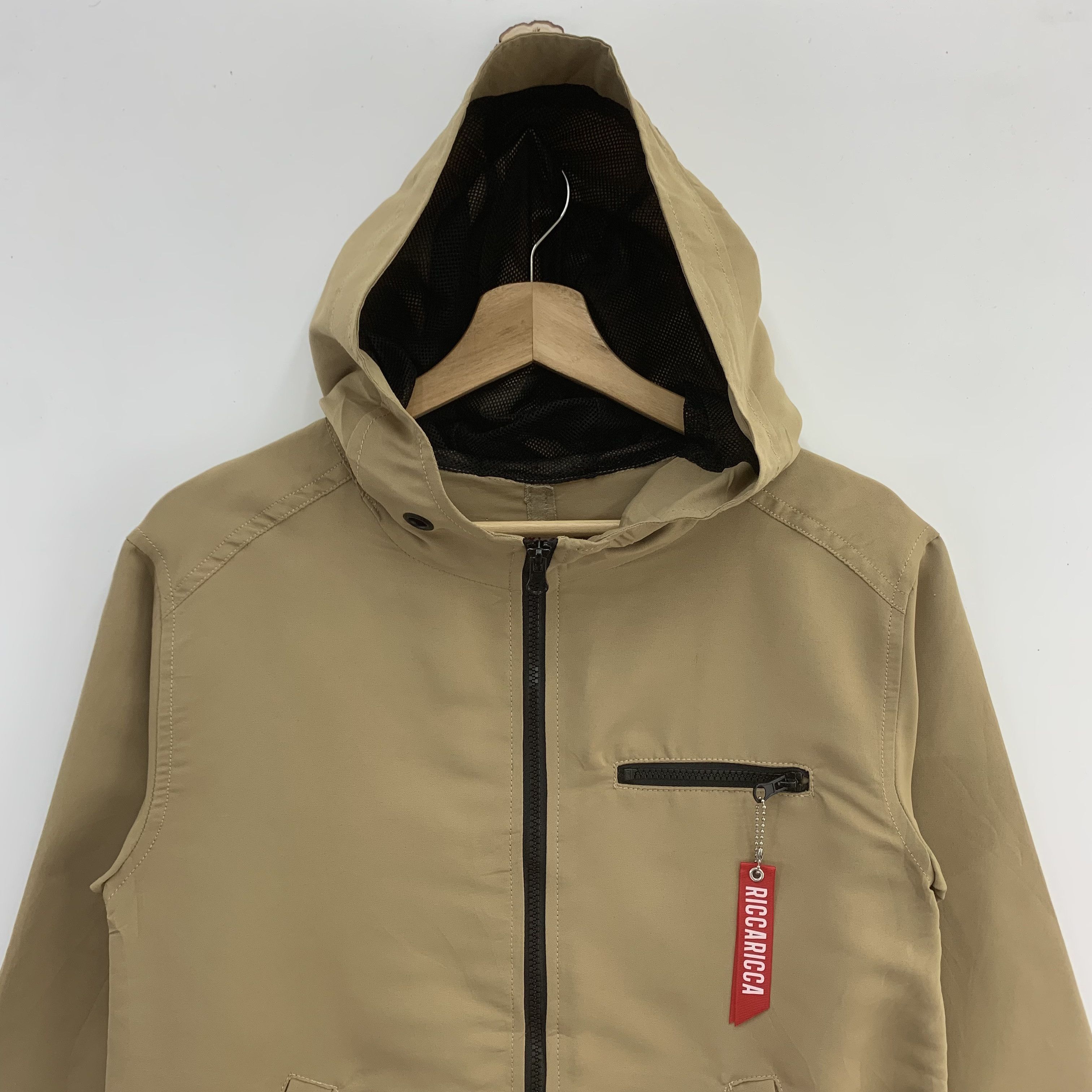 Japanese Brand Ricca Ricca Jacket Hoodie | Windbreaker Jacket Size US S / EU 44-46 / 1 - 2 Thumbnail