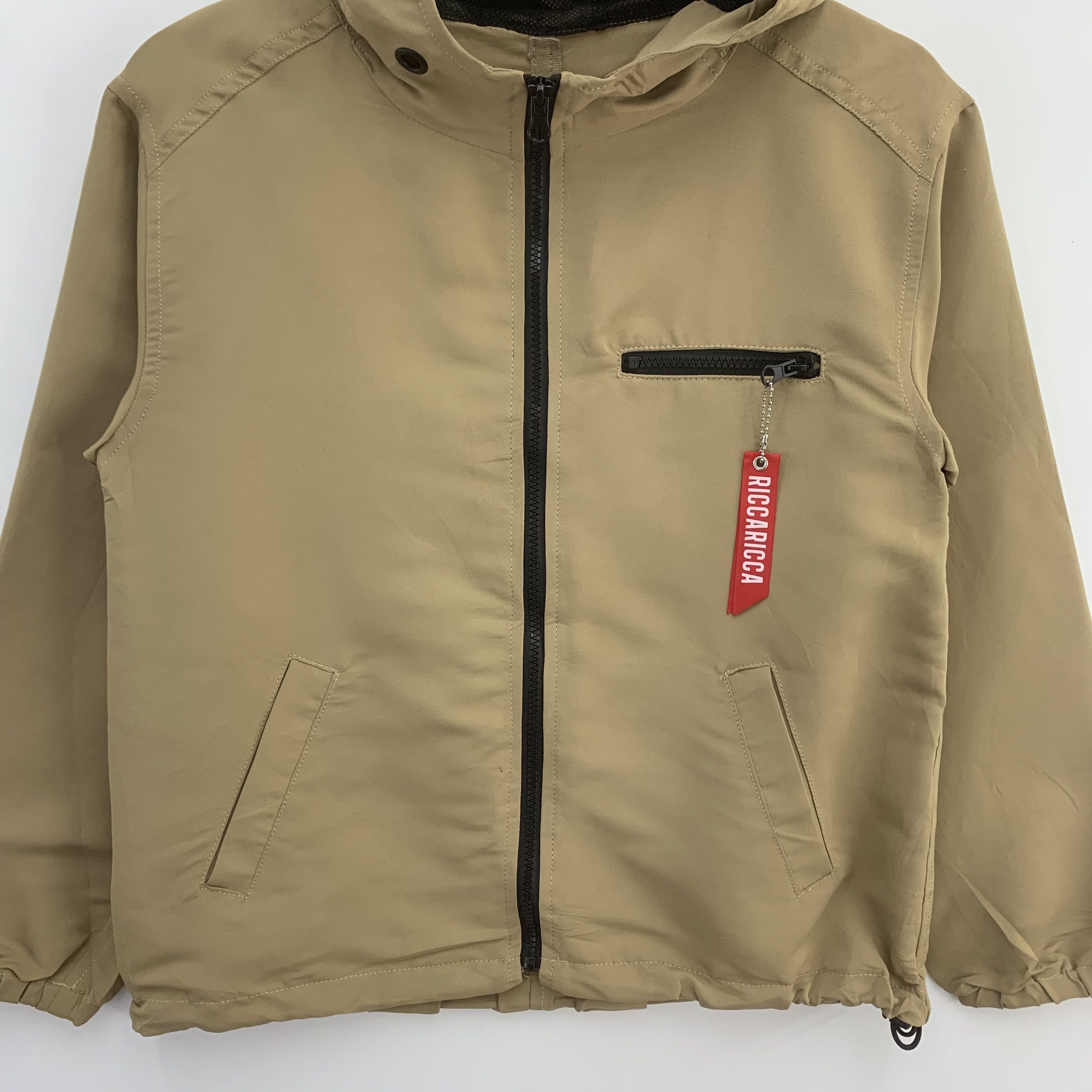 Japanese Brand Ricca Ricca Jacket Hoodie | Windbreaker Jacket Size US S / EU 44-46 / 1 - 3 Thumbnail