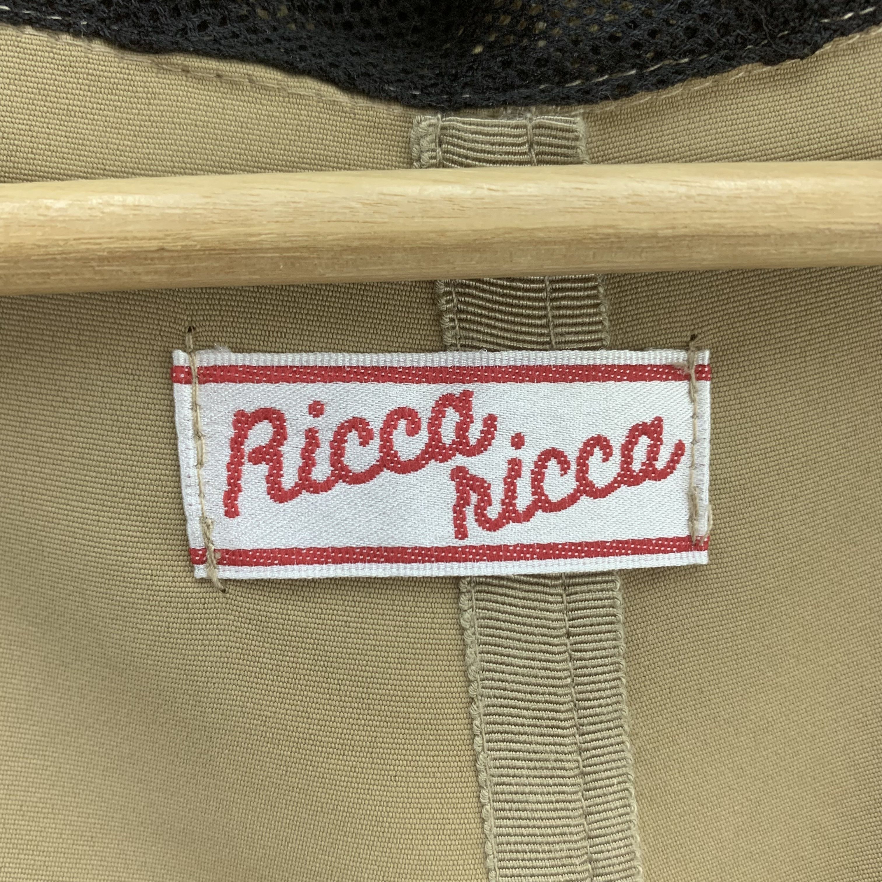Japanese Brand Ricca Ricca Jacket Hoodie | Windbreaker Jacket Size US S / EU 44-46 / 1 - 13 Thumbnail