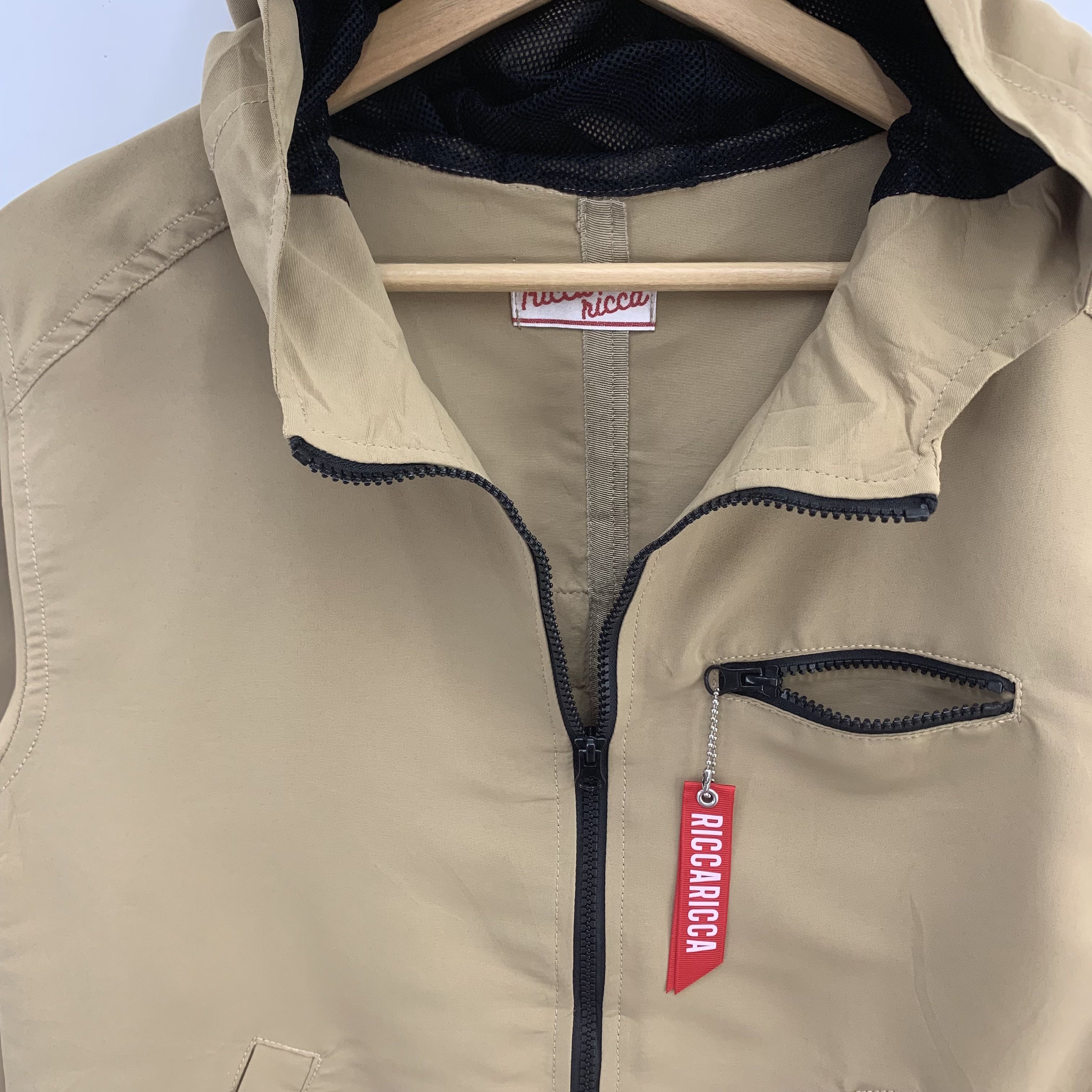 Japanese Brand Ricca Ricca Jacket Hoodie | Windbreaker Jacket Size US S / EU 44-46 / 1 - 9 Thumbnail