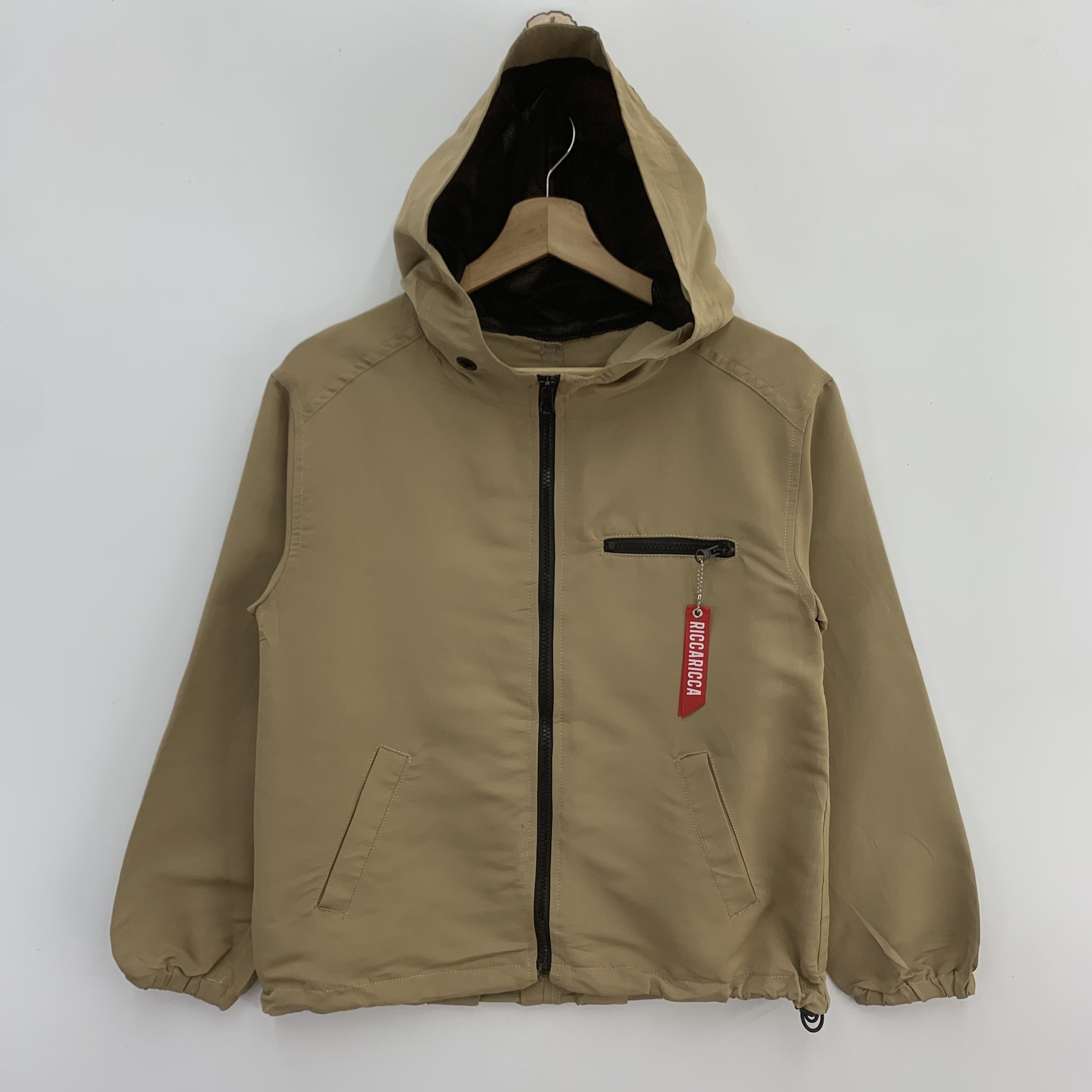 Japanese Brand Ricca Ricca Jacket Hoodie | Windbreaker Jacket Size US S / EU 44-46 / 1 - 1 Thumbnail