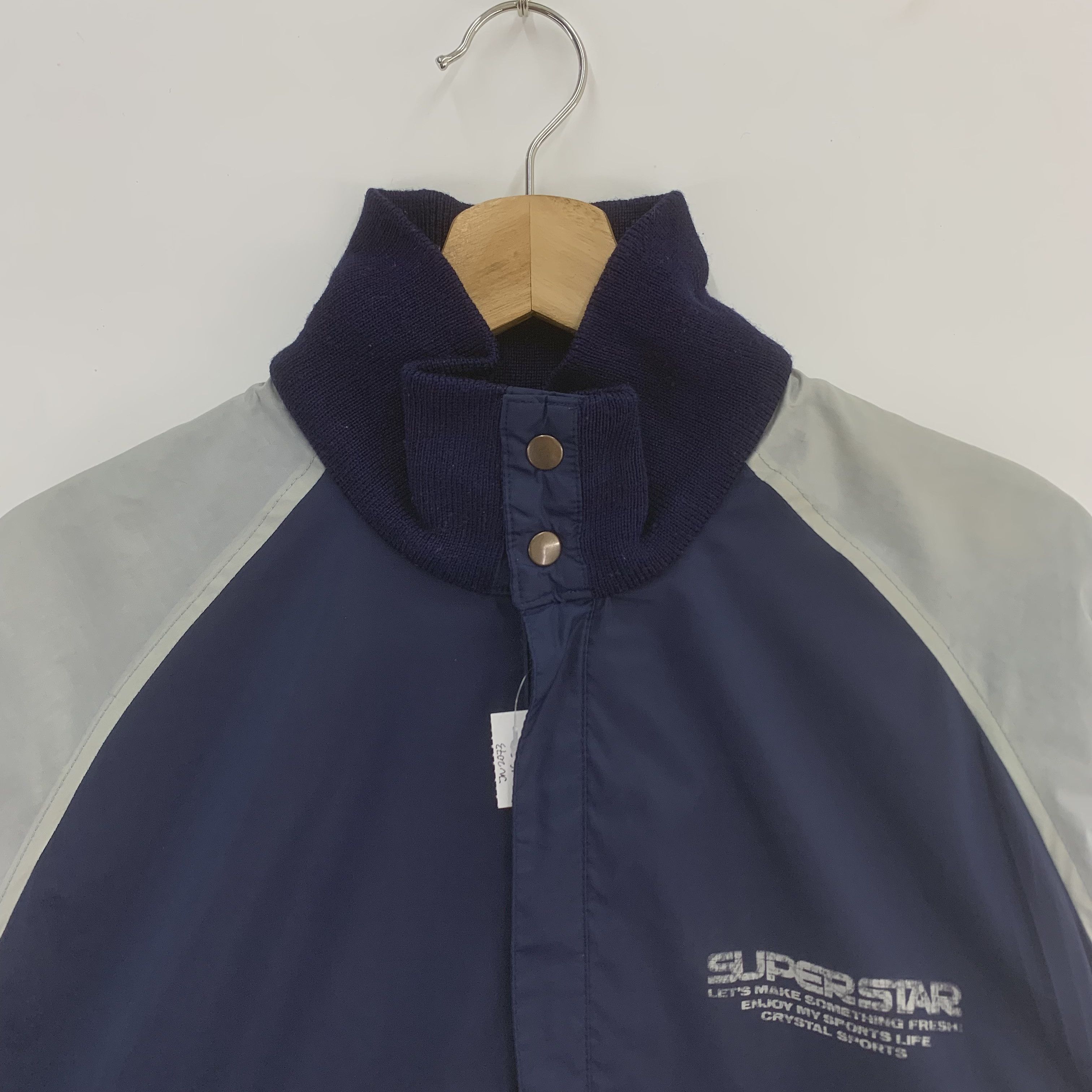 Japanese Brand Vintage 80s 90s Mizuno Super Star Jacket Windbreaker Size US L / EU 52-54 / 3 - 3 Thumbnail