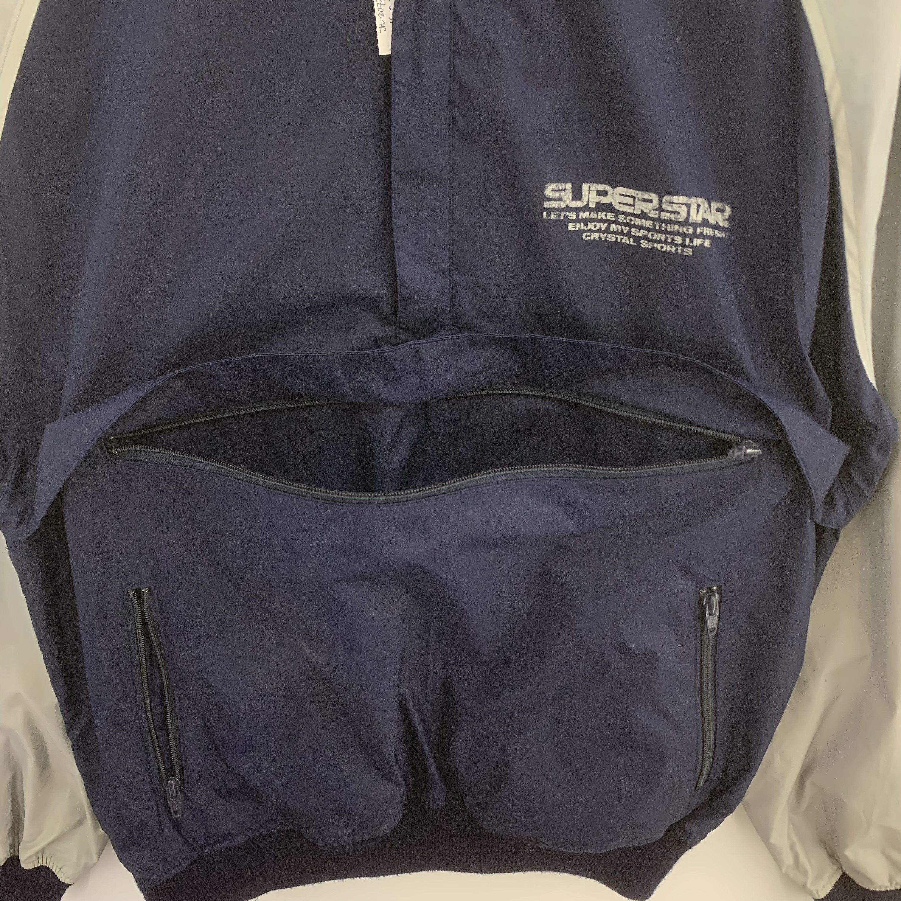 Japanese Brand Vintage 80s 90s Mizuno Super Star Jacket Windbreaker Size US L / EU 52-54 / 3 - 8 Thumbnail