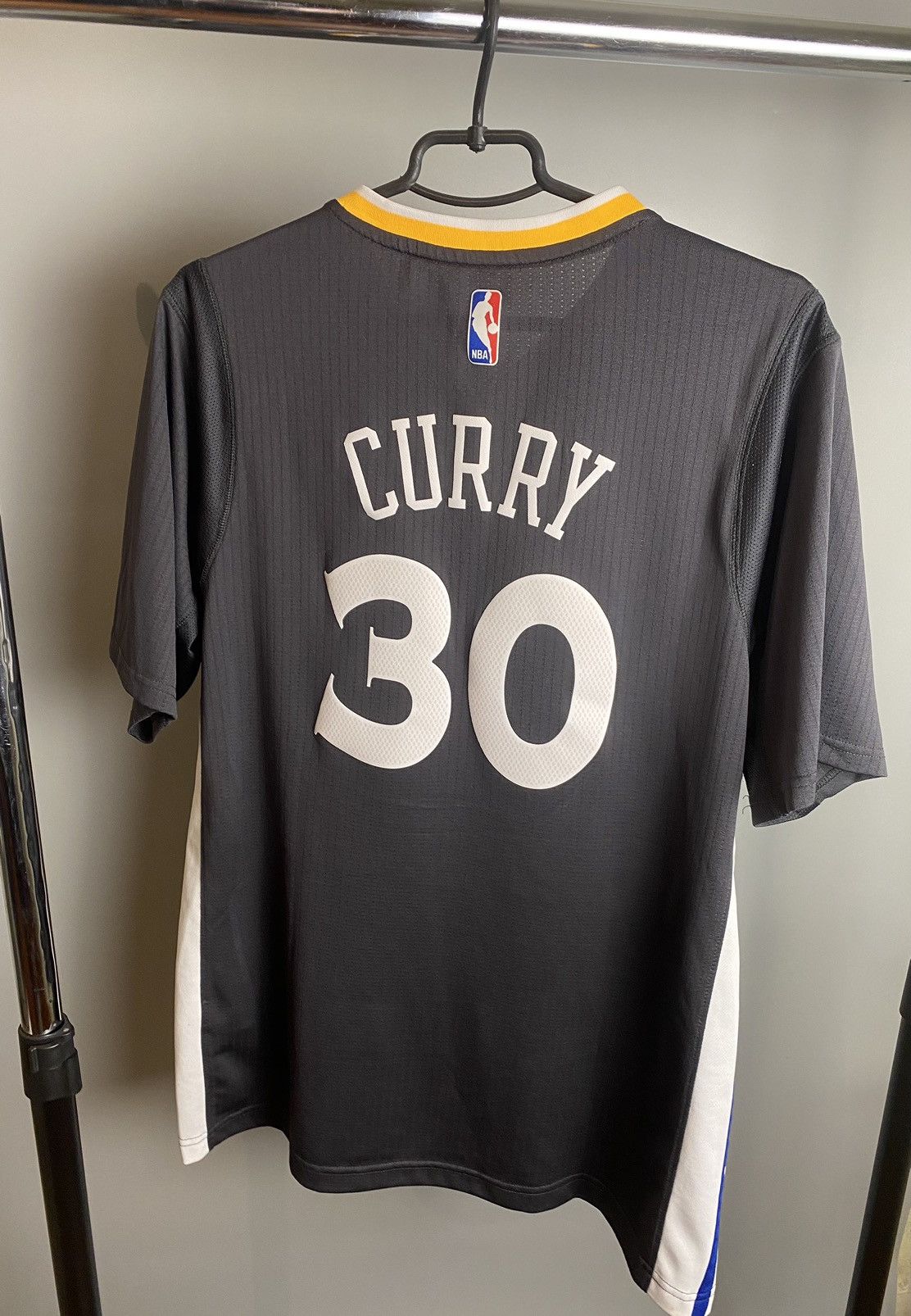 Adidas NBA Warriors Adidas Stephen Curry Sleeve Jersey Grailed