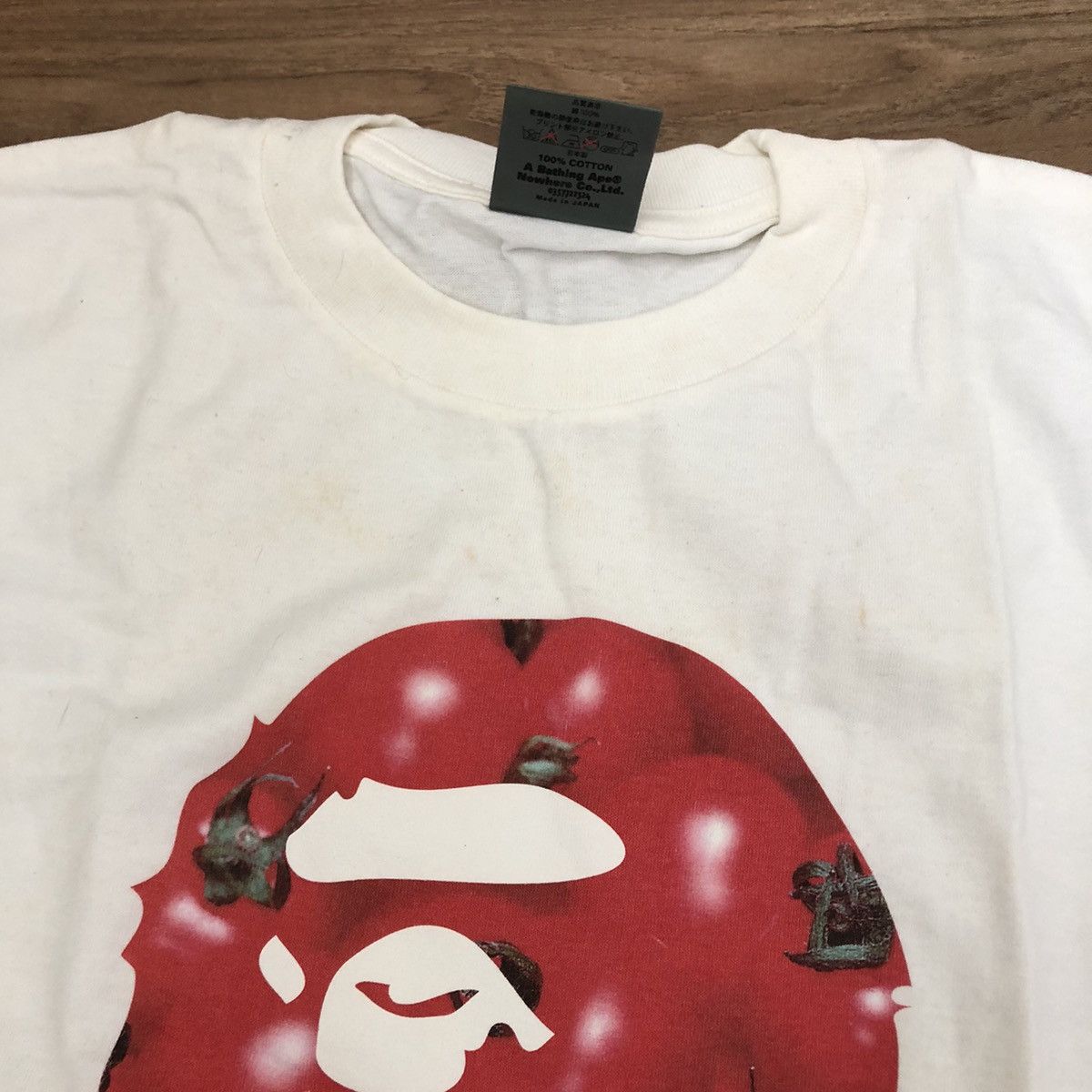 Bape × Nigo Rare A Bathing Ape Tomato Head Ape Shirt Camo 2003 Size US M / EU 48-50 / 2 - 5 Thumbnail