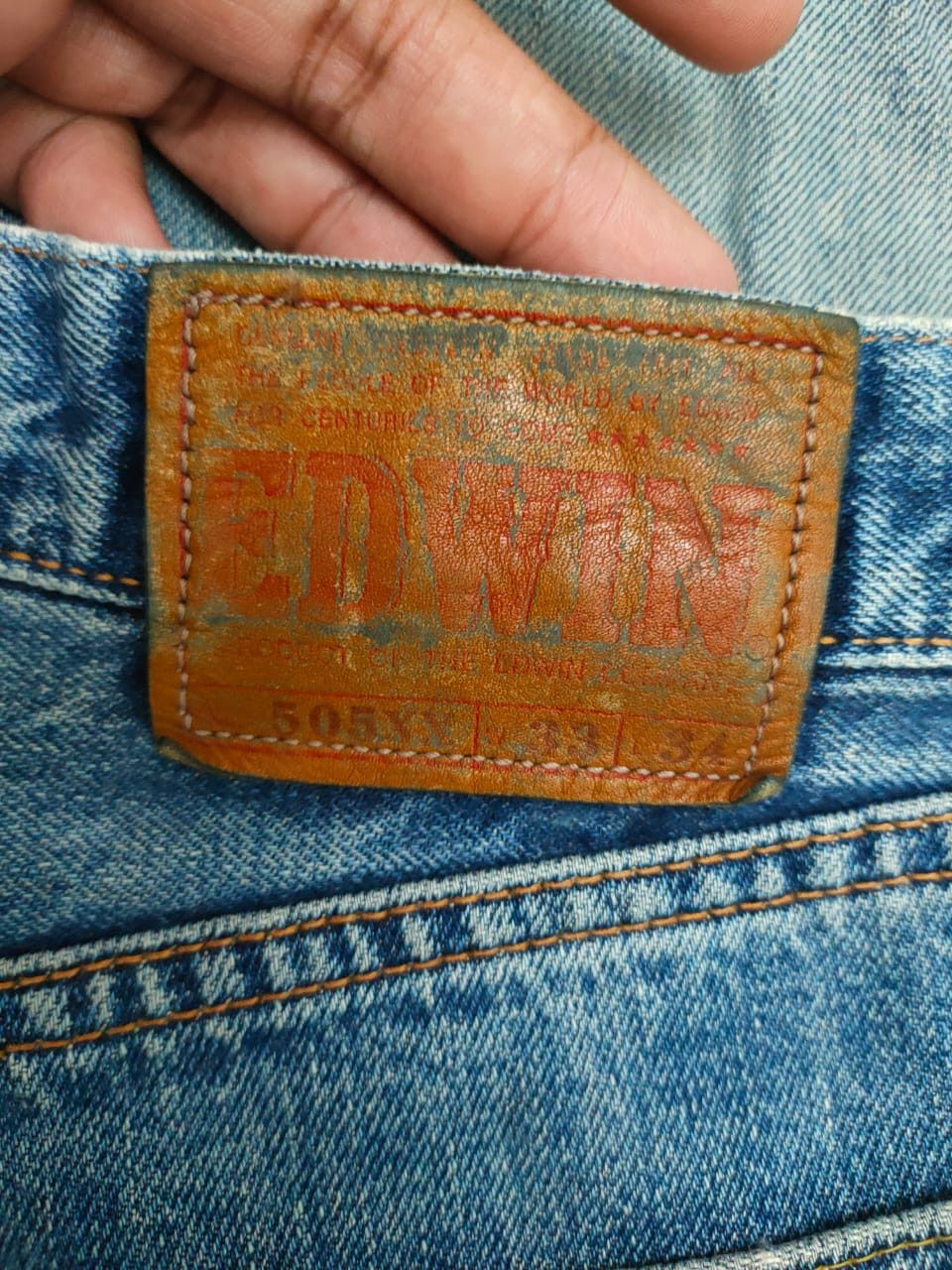 Edwin Vintage Edwin 505xx Redline Distressed Denim Size US 32 / EU 48 - 5 Thumbnail