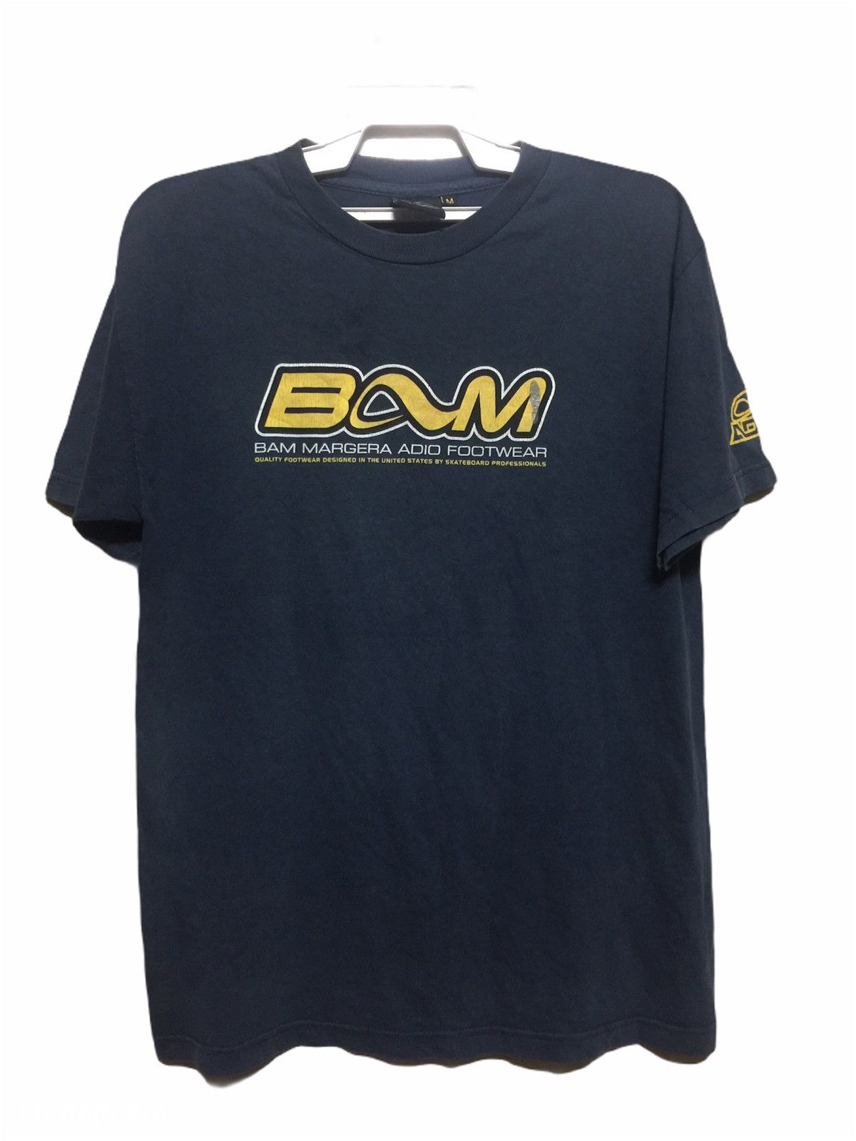 Hook-Ups Rare Vintage Bam Margera Adio Footwear Skate Tee Size US S / EU 44-46 / 1 - 1 Thumbnail