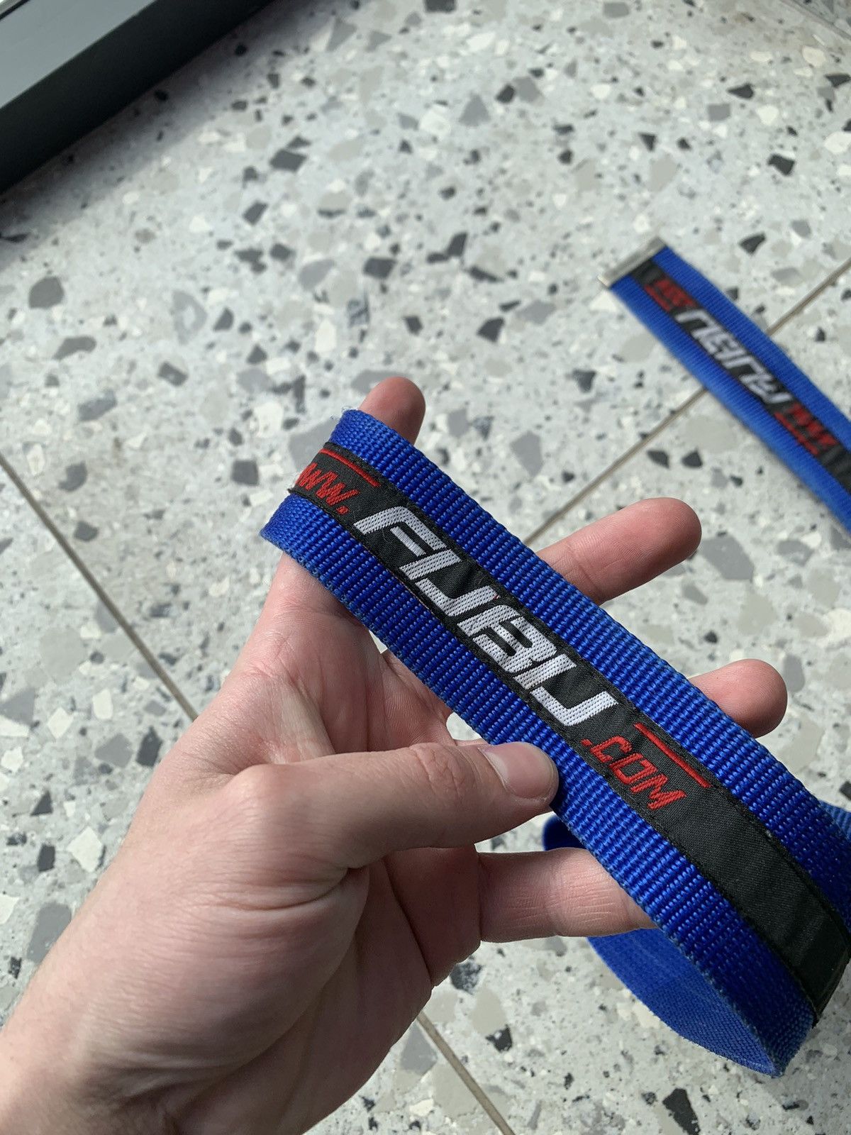 Fubu × Vintage Vintage 90s Fubu Monogram Belt y2k Size ONE SIZE - 6 Thumbnail