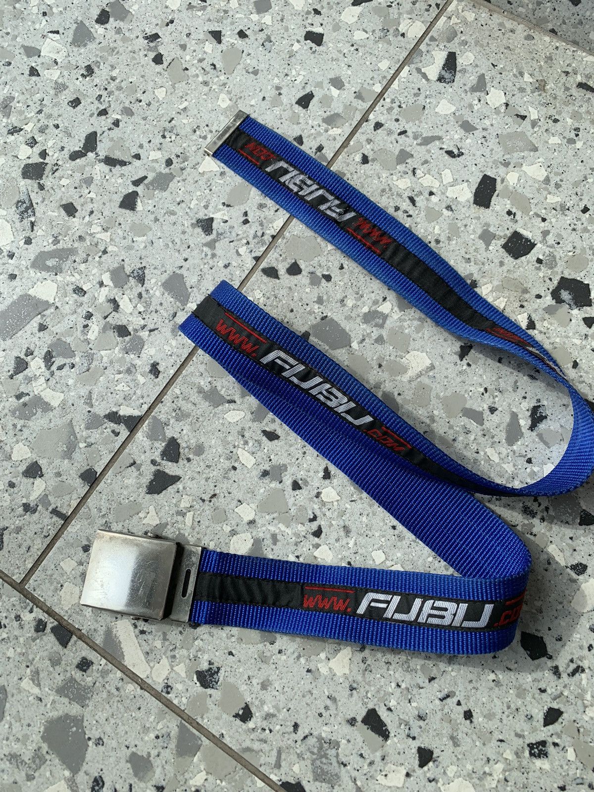 Fubu × Vintage Vintage 90s Fubu Monogram Belt y2k Size ONE SIZE - 2 Thumbnail