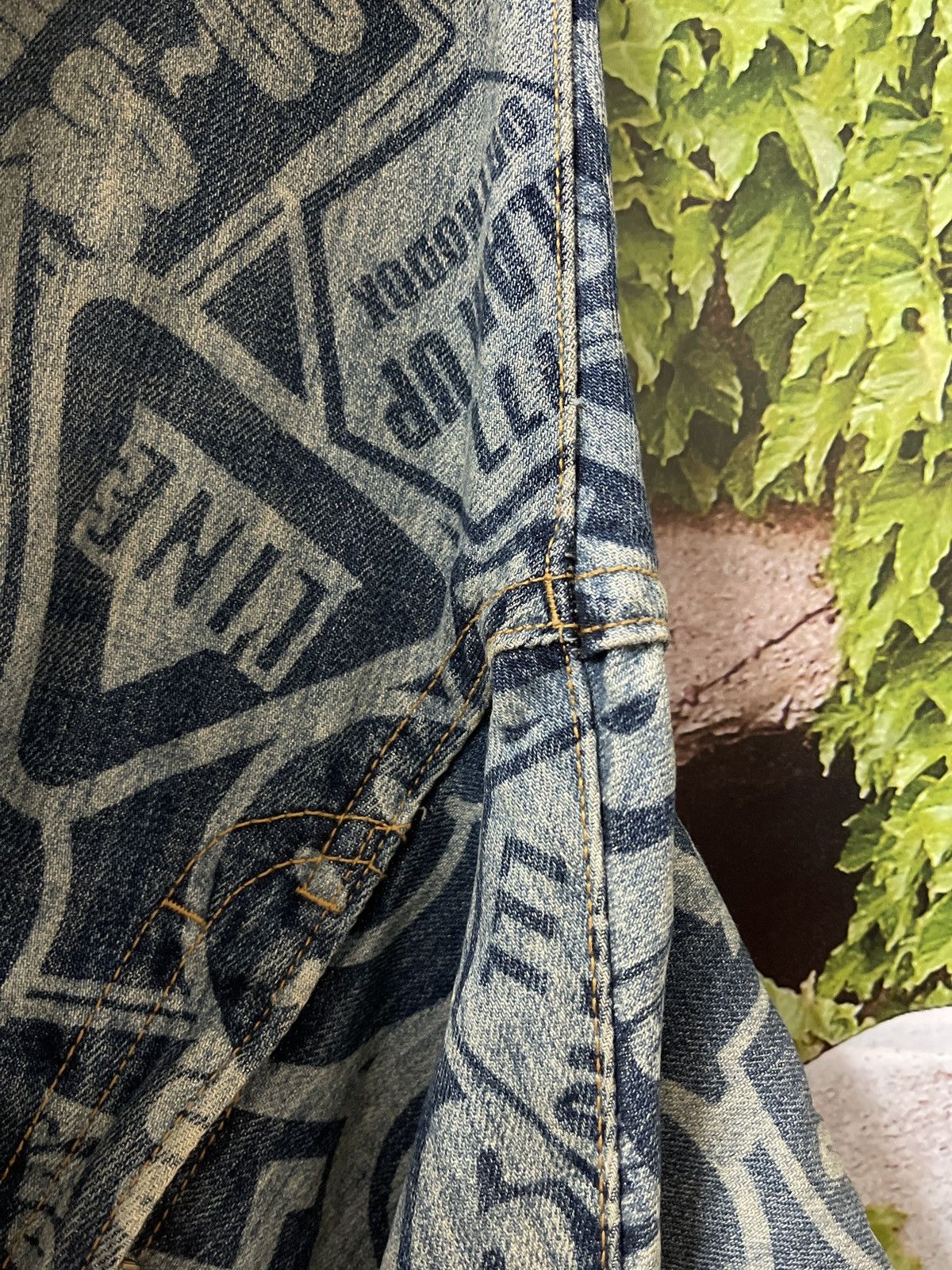 Japanese Brand × Vintage VINTAGE CO&LU ALL OVER ACID WASH PRINTED EFFECT SMILEY RARE Size US 27 - 4 Thumbnail