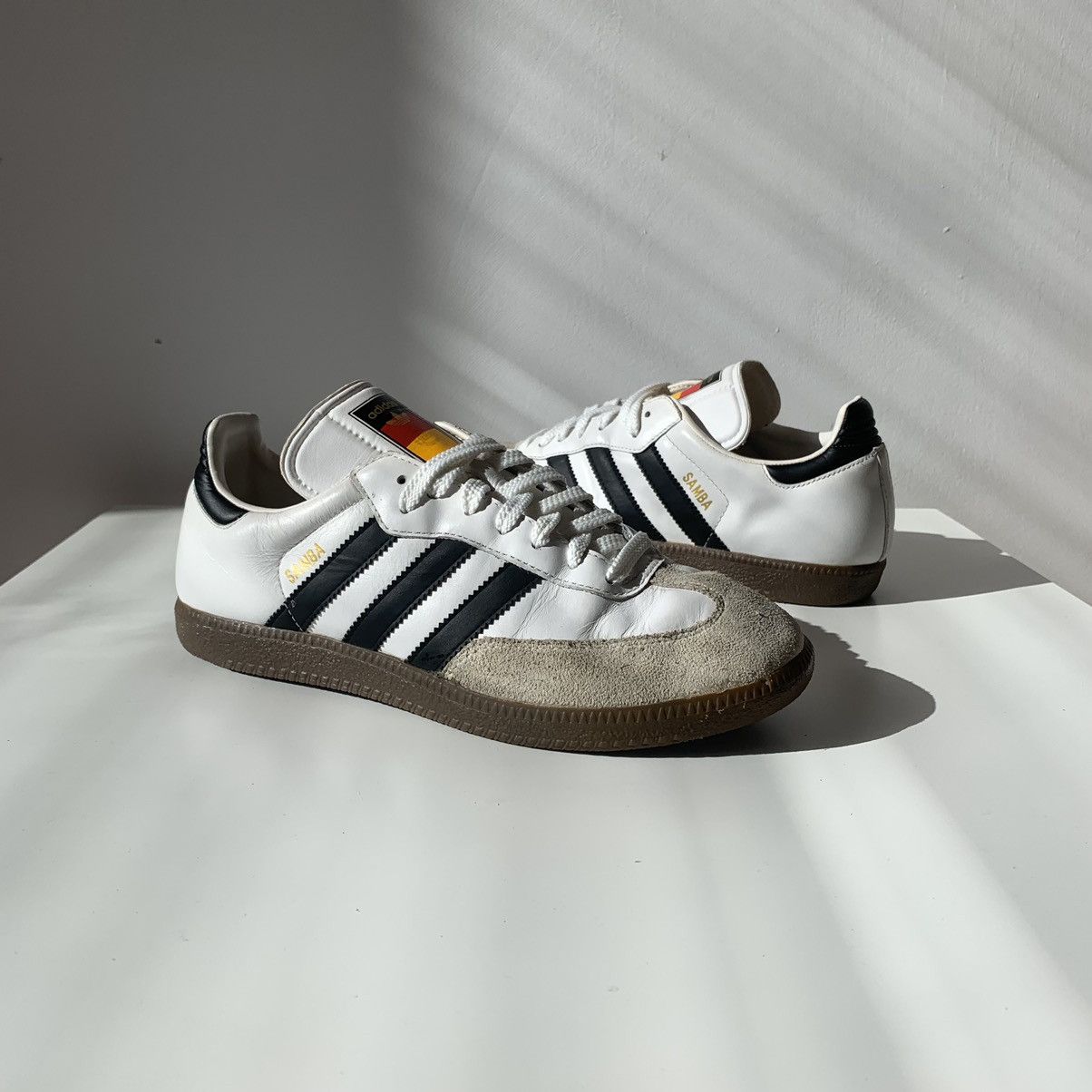 Adidas 2008 Adidas Samba Euro Germany White-Black Size US 7.5 / EU 40-41 - 4 Thumbnail