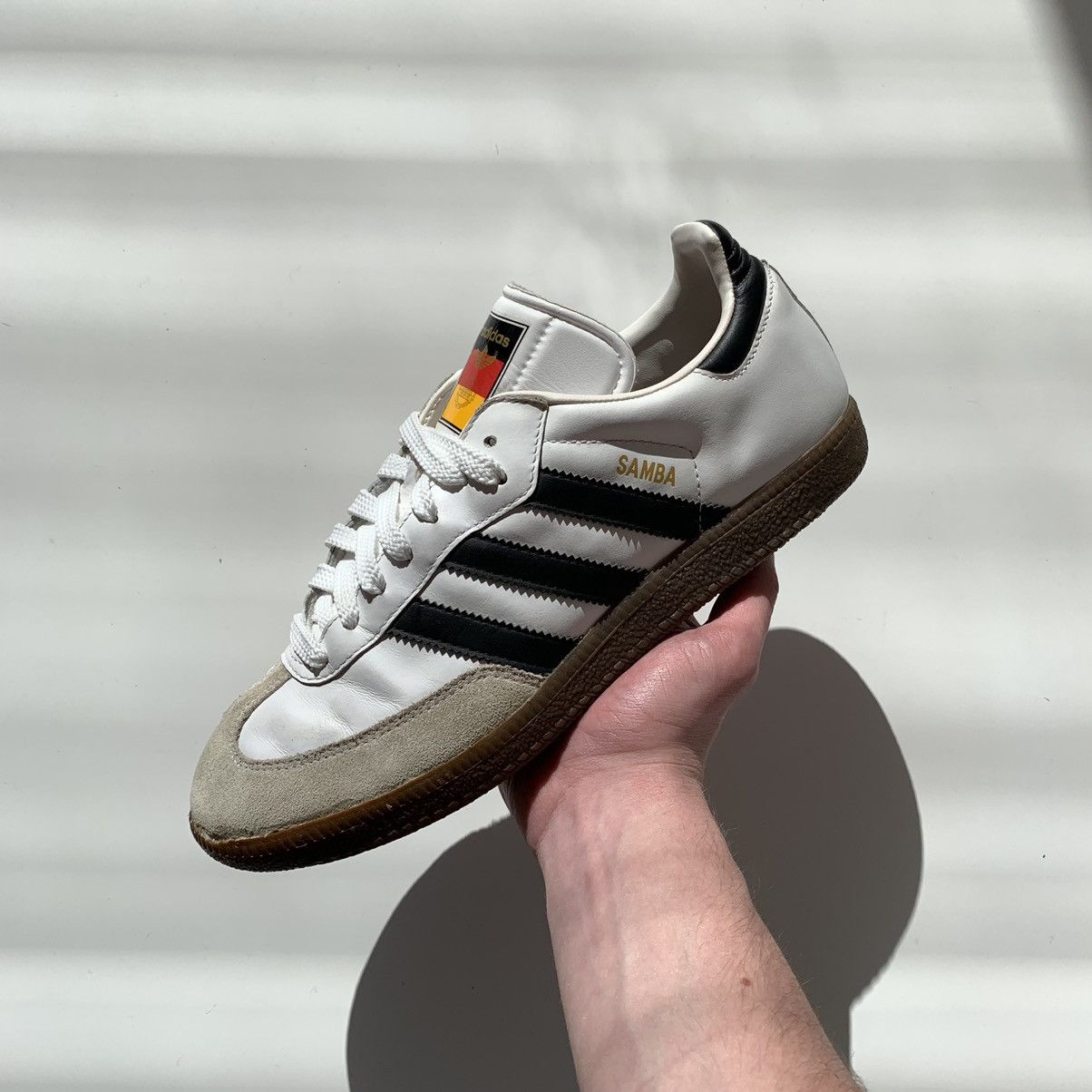 Adidas 2008 Adidas Samba Euro Germany White-Black Size US 7.5 / EU 40-41 - 12 Thumbnail