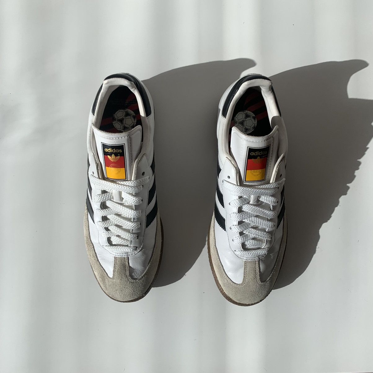 Adidas 2008 Adidas Samba Euro Germany White-Black Size US 7.5 / EU 40-41 - 7 Thumbnail