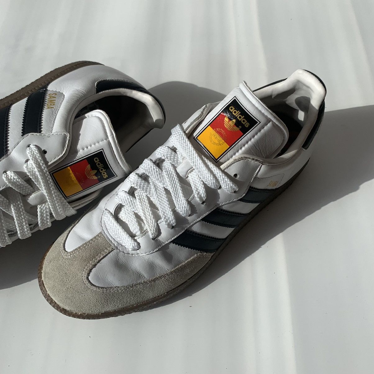 Adidas 2008 Adidas Samba Euro Germany White-Black Size US 7.5 / EU 40-41 - 8 Thumbnail