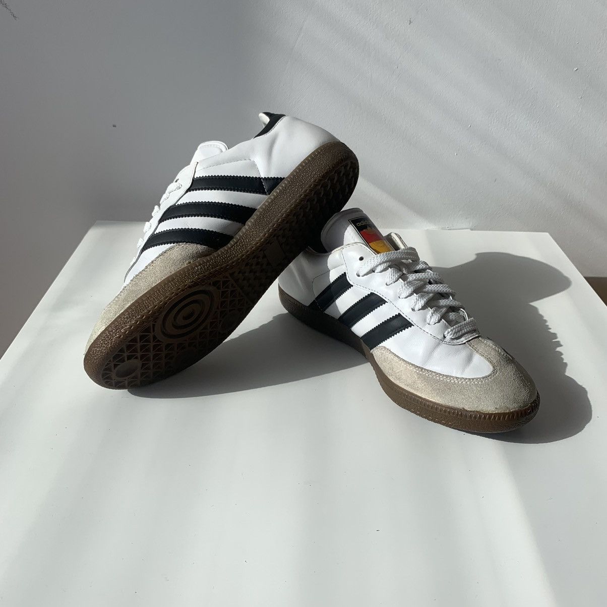 Adidas 2008 Adidas Samba Euro Germany White-Black Size US 7.5 / EU 40-41 - 11 Thumbnail