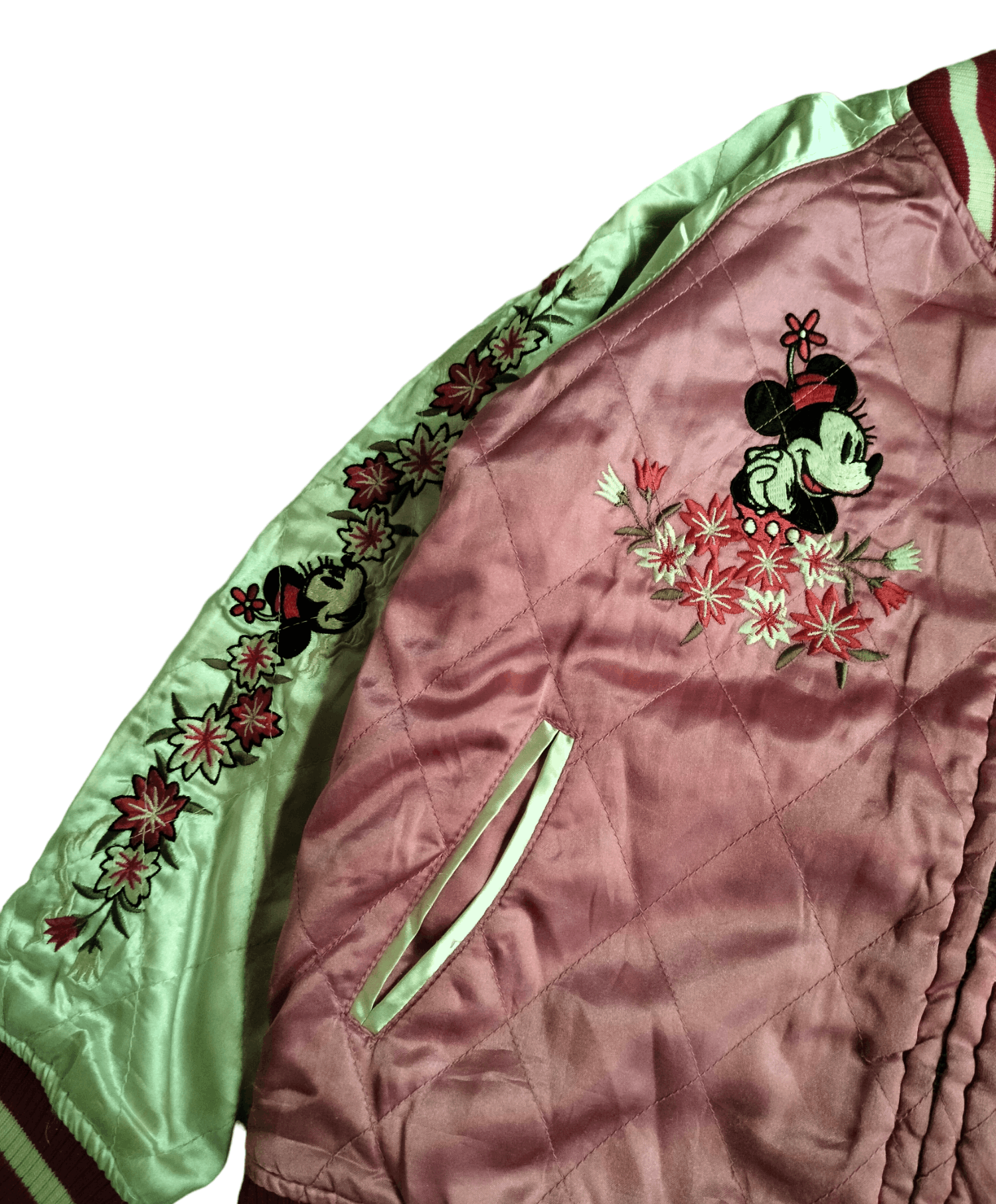 Disney Vintage Disney Reversible Sukajan Jacket Size XXS / US 00 / IT 34 - 3 Thumbnail